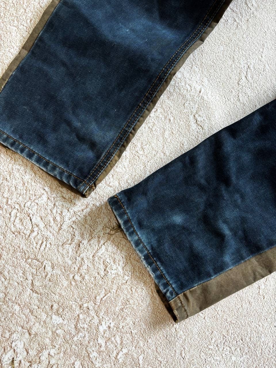 Japanese Brand Dirty pants Faded Crash denim thrashed y2k distressed jeans Size US 32 / EU 48 - 8 Thumbnail