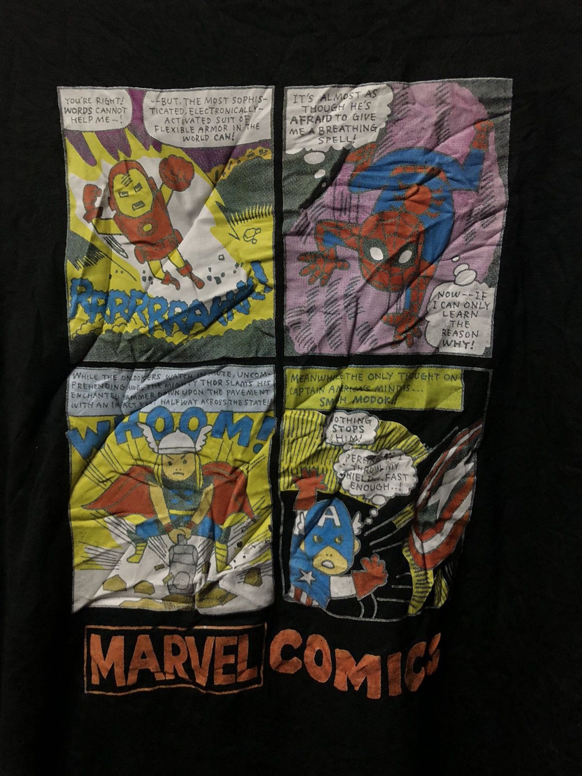 Anime × Cartoon Network × Japanese Brand Vintage Anima Marvel Comics Long Sleeve Tee Shirt Size US L / EU 52-54 / 3 - 7 Thumbnail