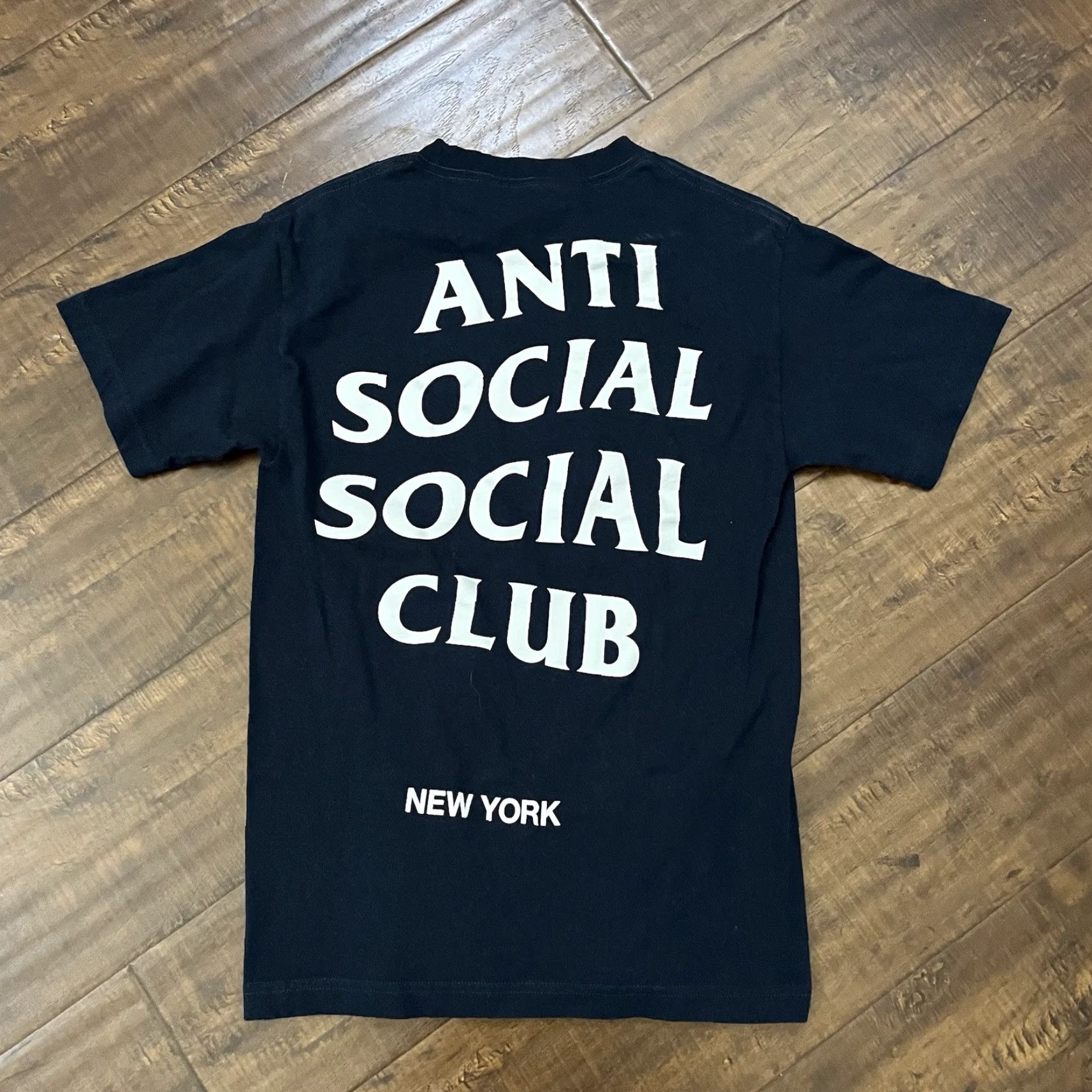 Anti Social Social Club Anti Social Social Club ASSC New York Short Sleeve T-Shirt Small Navy Blue Size US S / EU 44-46 / 1 - 2 Thumbnail