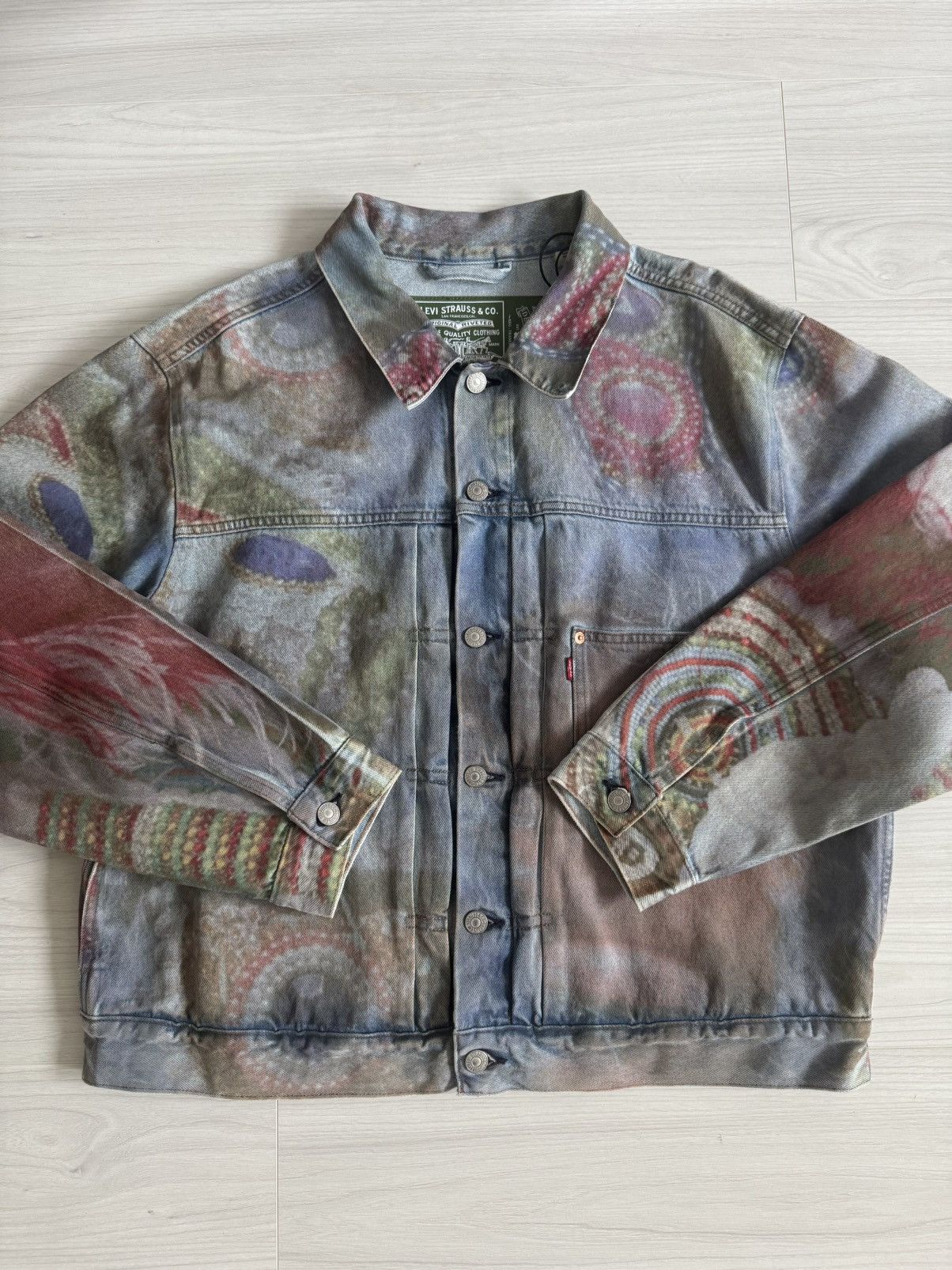 DENIM TEARS × Levi's Denim Tears x Levi’s Big Chief Demond Type-1 Trucker Jacket Size US L / EU 52-54 / 3 - 8 Thumbnail