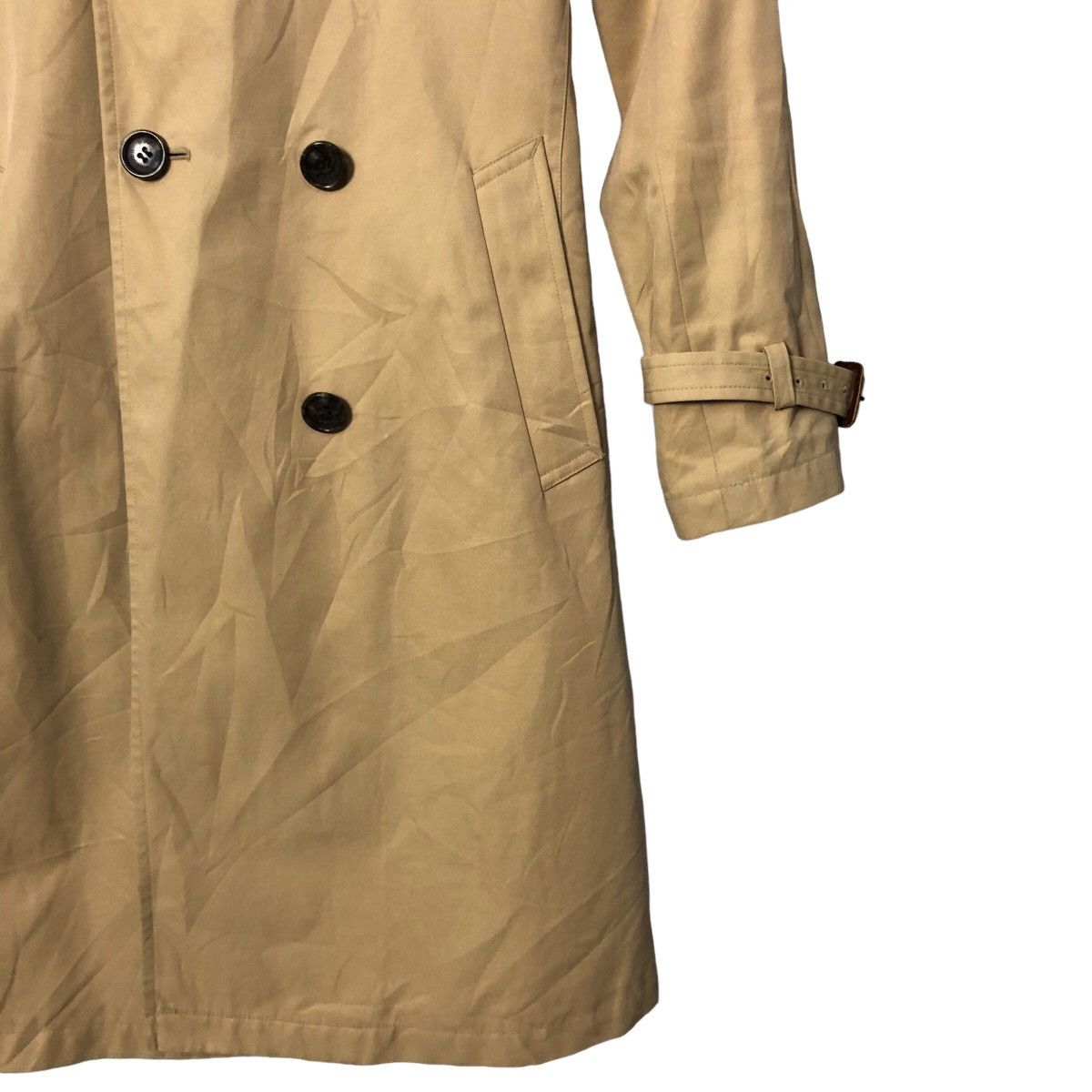 Beams Plus Vintage B Ming Life Store Beams Double Breasted Trench Coat Size S / US 4 / IT 40 - 2 Thumbnail
