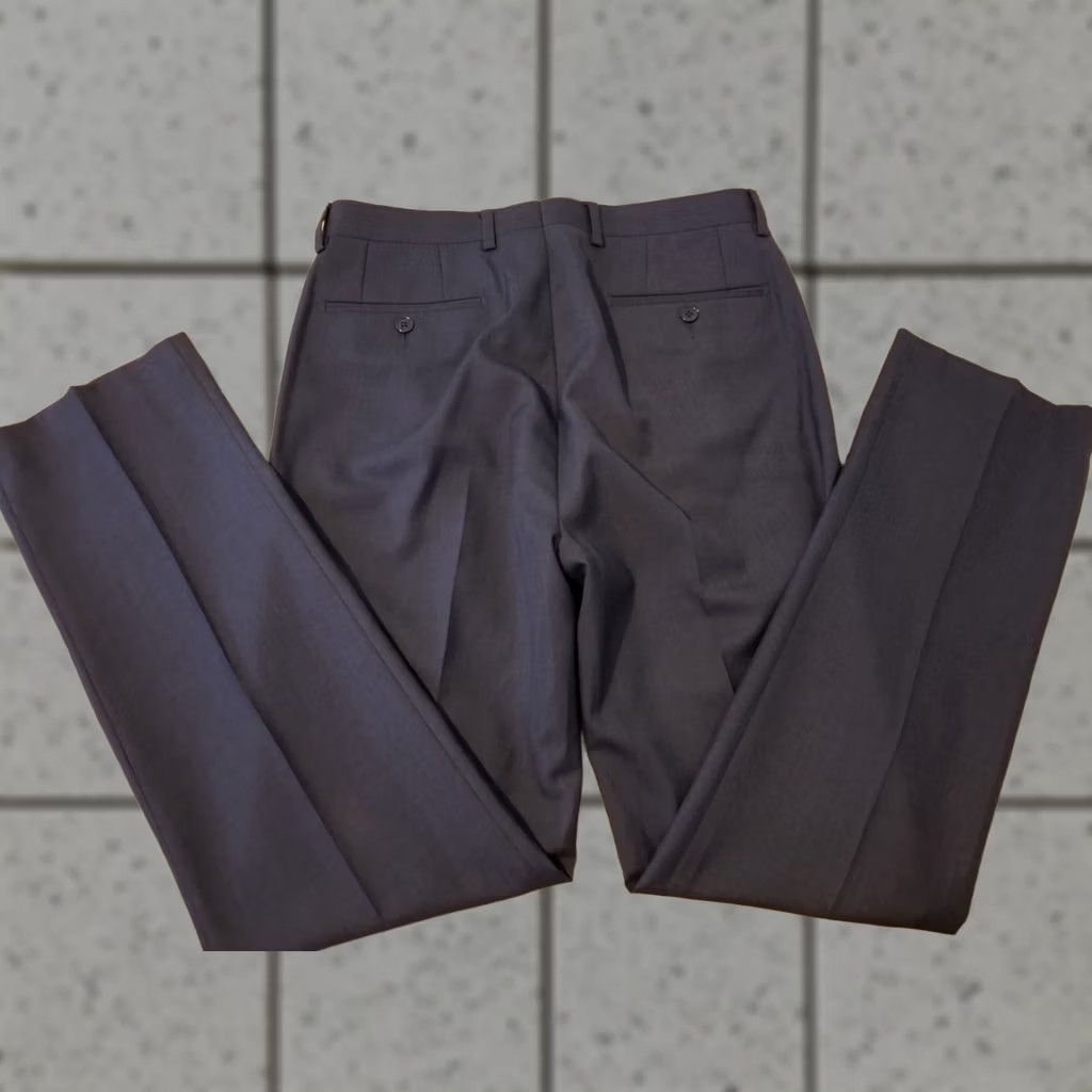 Calvin Klein Mens Calvin Klein Pants 32x32 Navy Blue Slack Chino Khaki Trouser Size US 32 / EU 48 - 1 Thumbnail
