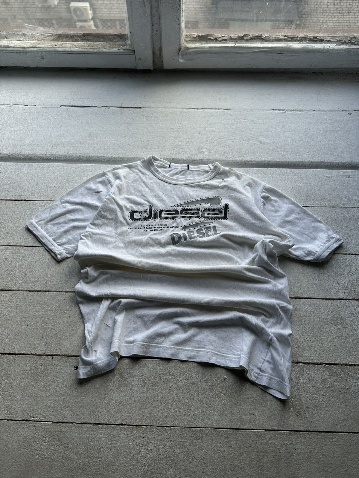 Diesel 🚨DIESEL AVANT GARDE ARCHIVE VINTAGE BIG LOGO T-SHIRT Y2K TEE Size US S / EU 44-46 / 1 - 1 Thumbnail