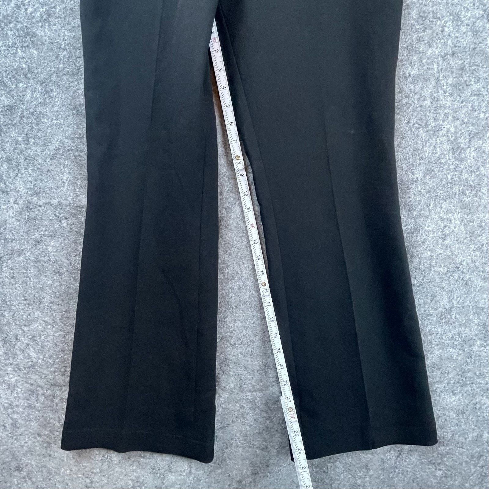 Zara Zara Dress Pants Womens M Black Bootcut Capsule Basic Size 30" / US 8 / IT 44 - 5 Thumbnail