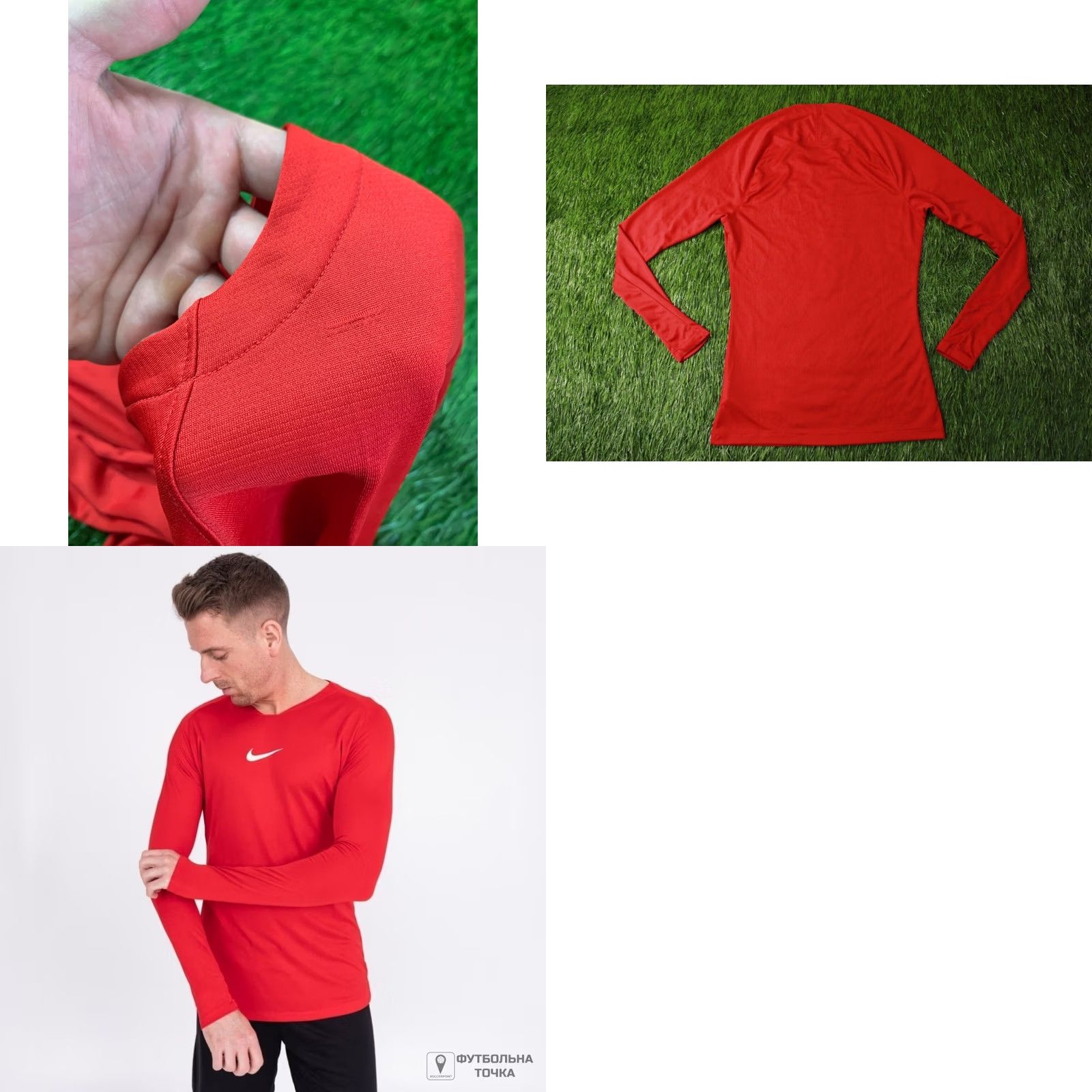 Nike NIKE Dri-FIT Park Original 2019 Men Football Long Sleeve Shirt Jersey Tee Size S Red Shirt Mens Size US S / EU 44-46 / 1 - 8 Thumbnail