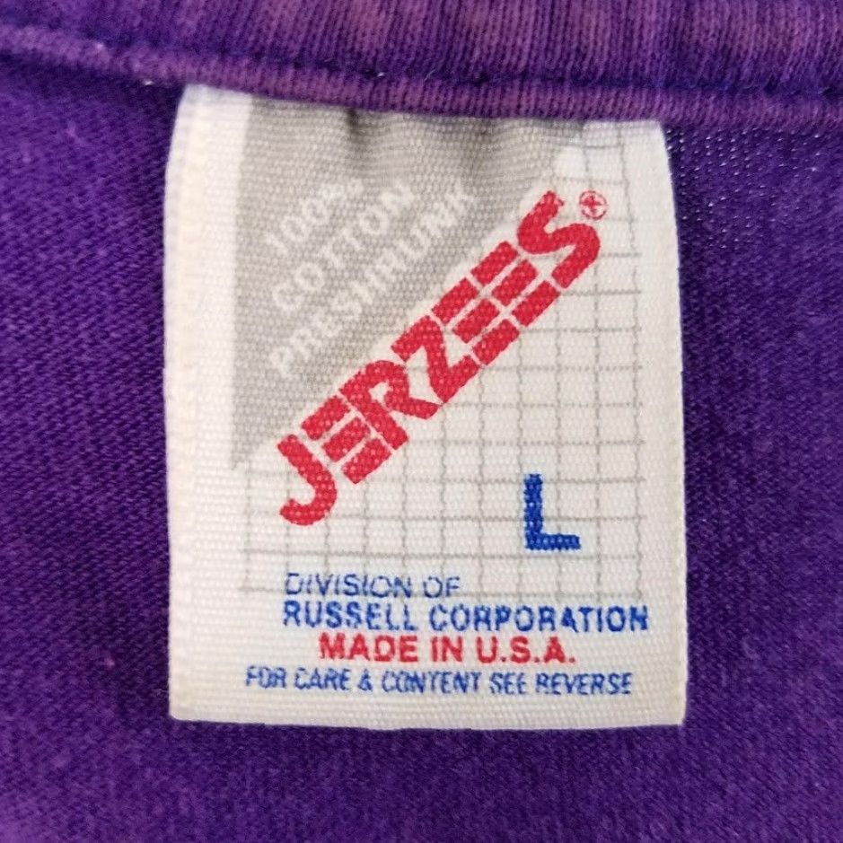Jerzees VINTAGE Lake Mead Poker Run Mens T Shirt 90s Showboat Vegas Made In USA Large Purple Jerzees Size US L / EU 52-54 / 3 - 6 Thumbnail