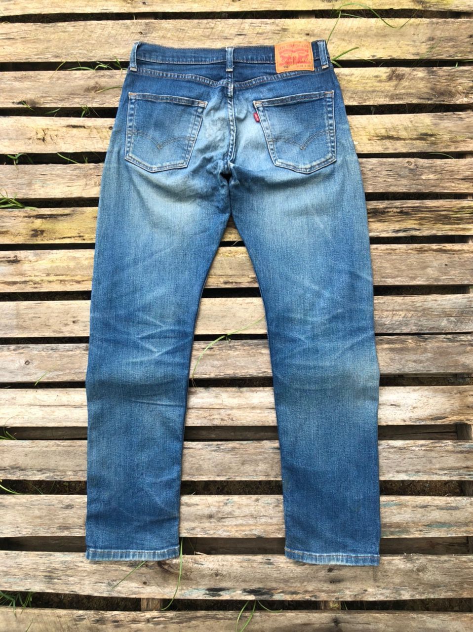 Levi's × Vintage Vintage Levi's 502 Denim Jeans Distressed Size US 31 - 2 Thumbnail