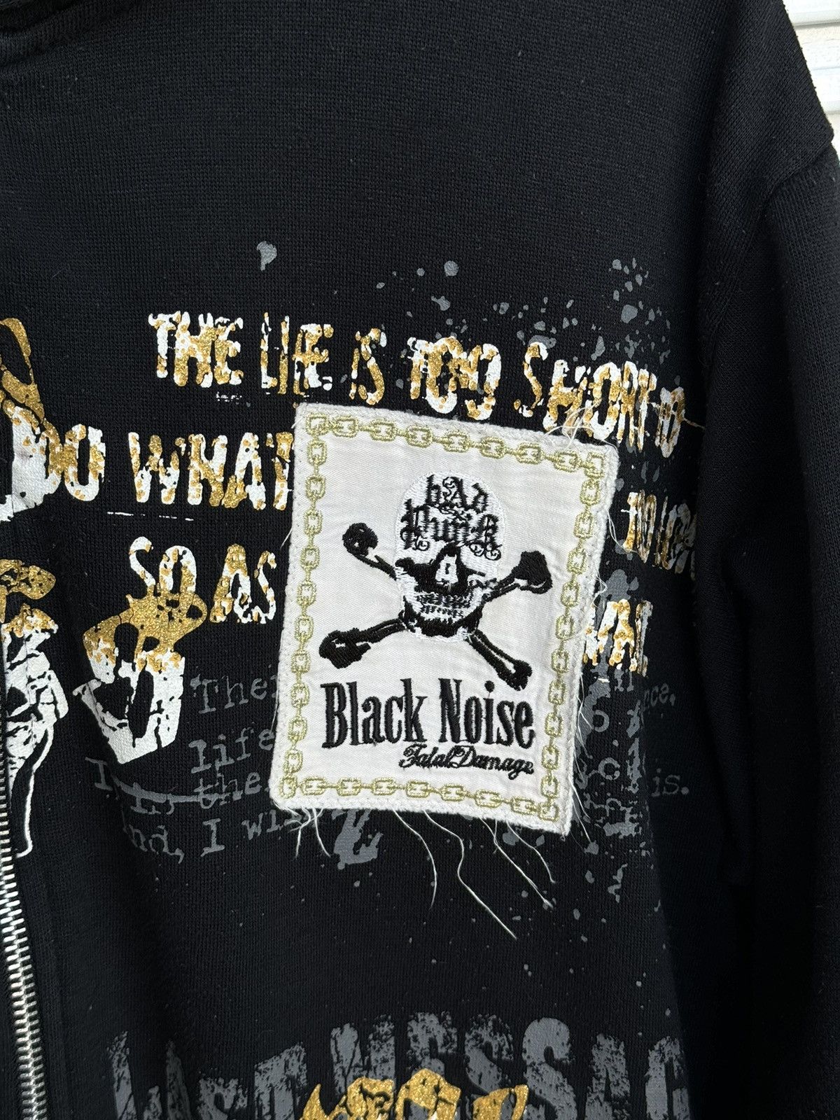 Japanese Brand Vintage Beaumere Skulls Punk Riot Poem Hoodies Size US L / EU 52-54 / 3 - 4 Thumbnail
