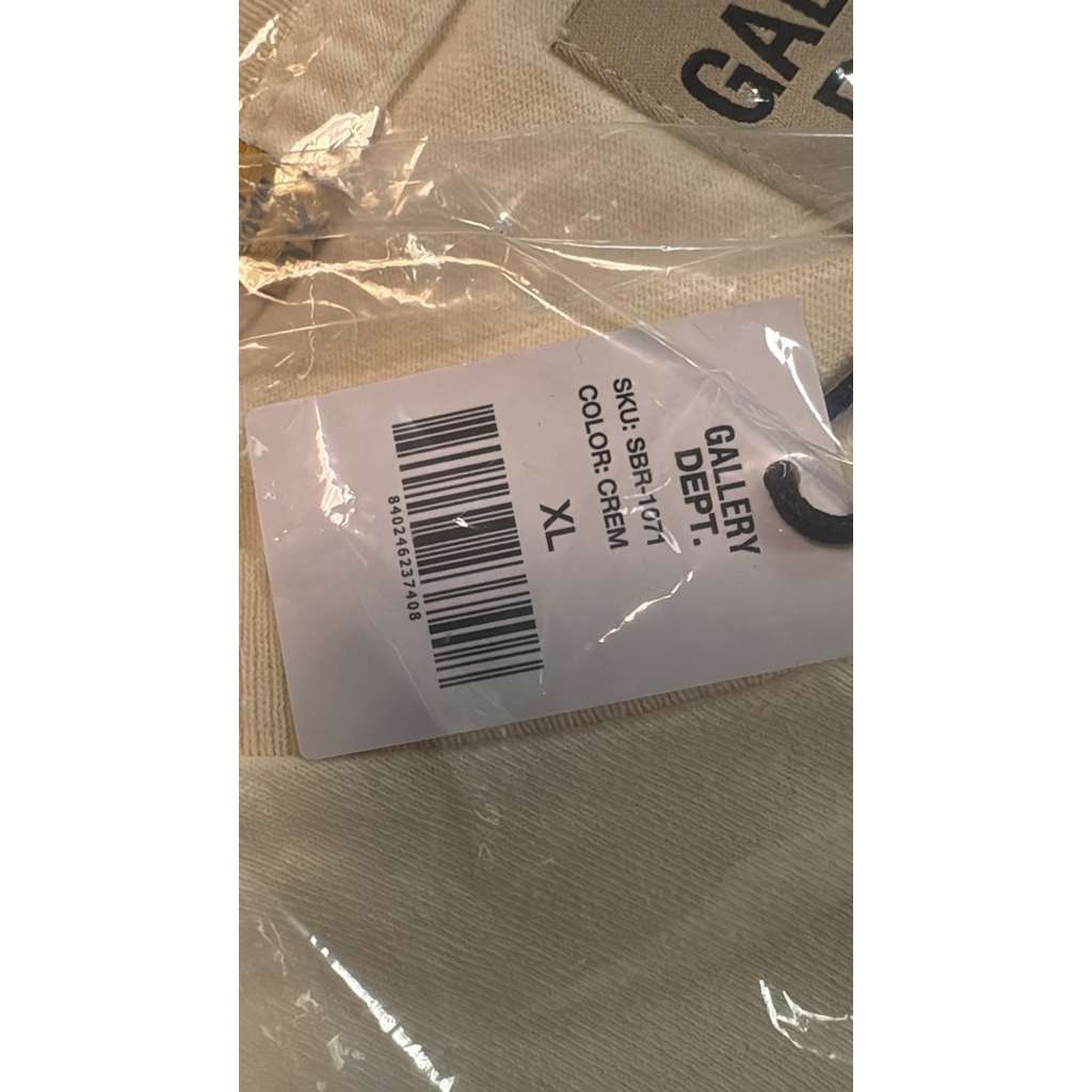 Gallery Dept. o1rshd1 Stop Being Racist T-Shirt in Cream / Neutrals XL Size US XL / EU 56 / 4 - 20 Thumbnail