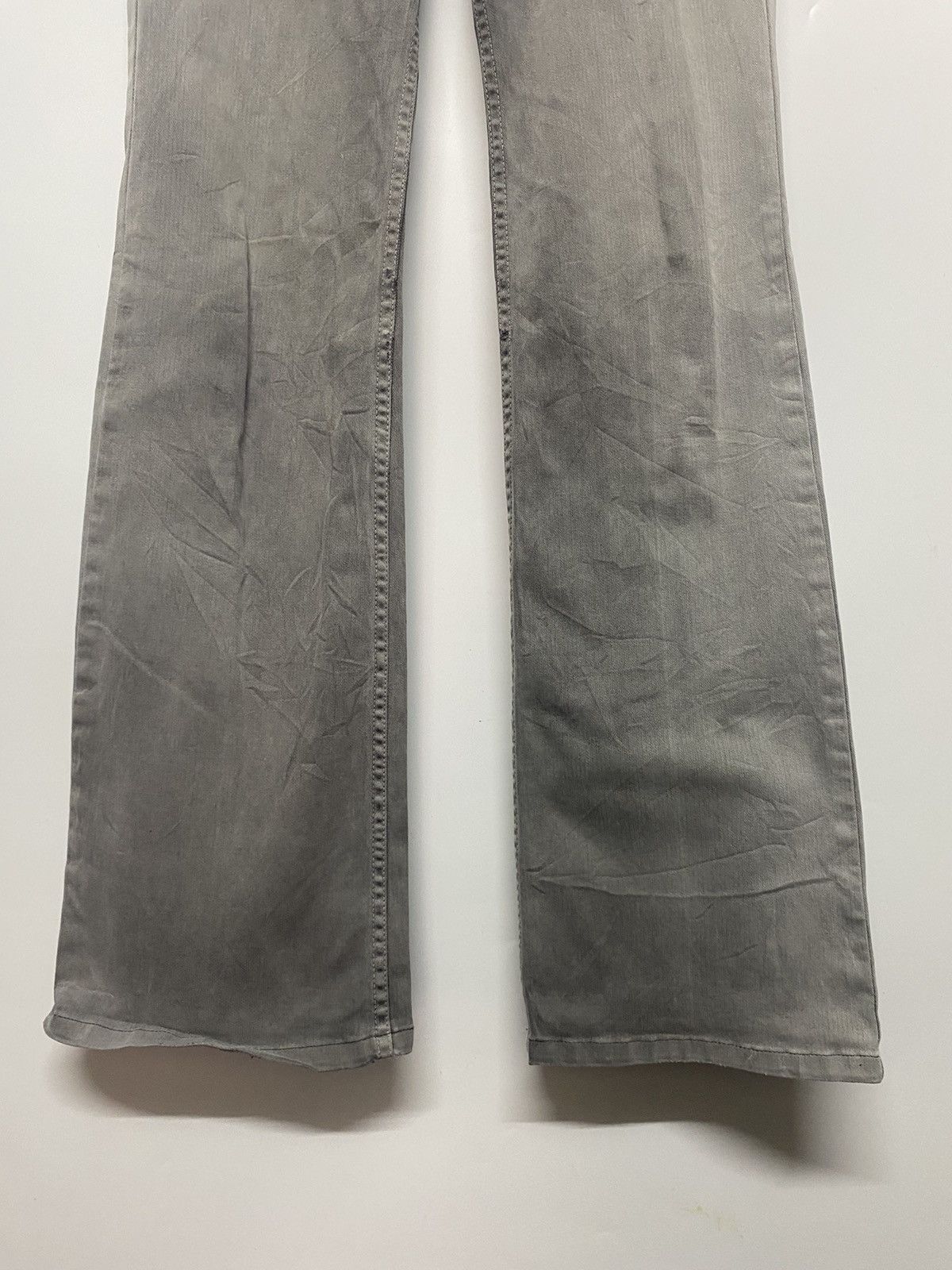 Designer × Japanese Brand RU JEANS FLARED BOOTCUT STRECTH DENIM PANT Size 28" / US 6 / IT 42 - 6 Thumbnail