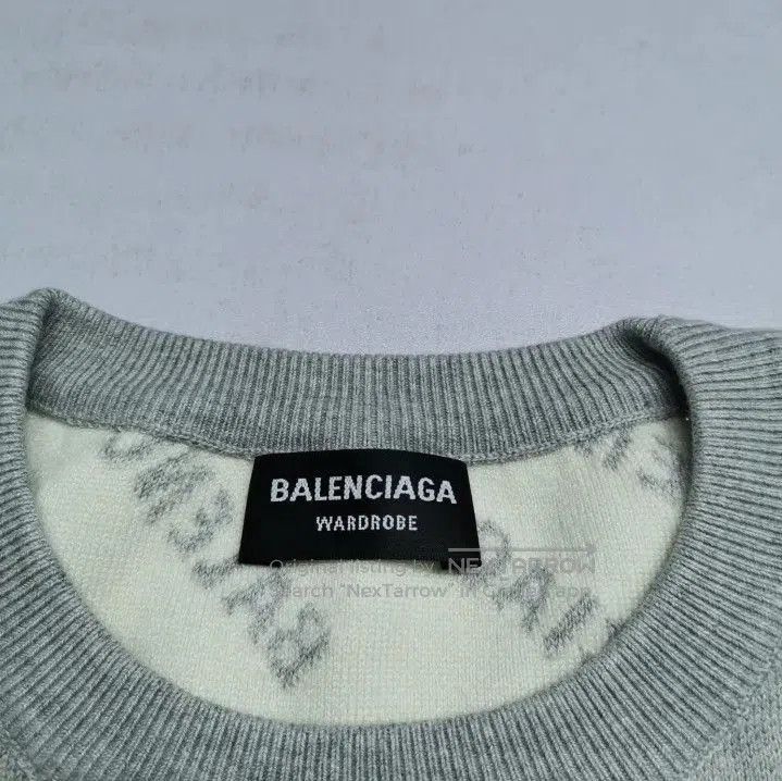 Balenciaga Balenciaga Logo Print Long Sleeve Sweater. Size US S / EU 44-46 / 1 - 5 Thumbnail