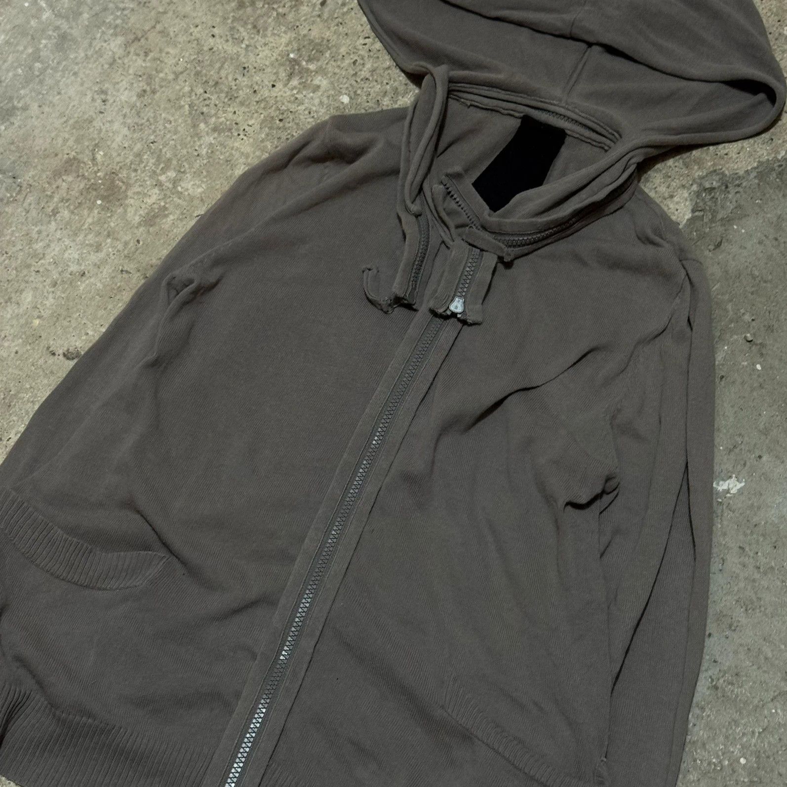 Rundholz Rundholz deconstructed zip up thin hoodie Size S / US 4 / IT 40 - 3 Thumbnail