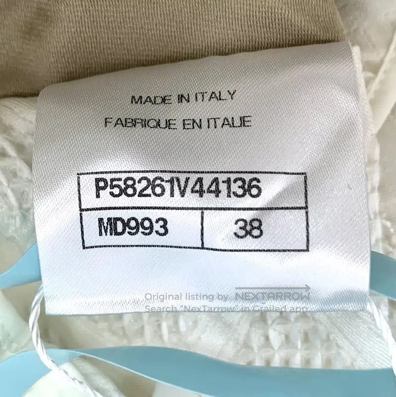 Chanel Chanel White Polyester Casual Pants for Women . Size 23" - 6 Thumbnail