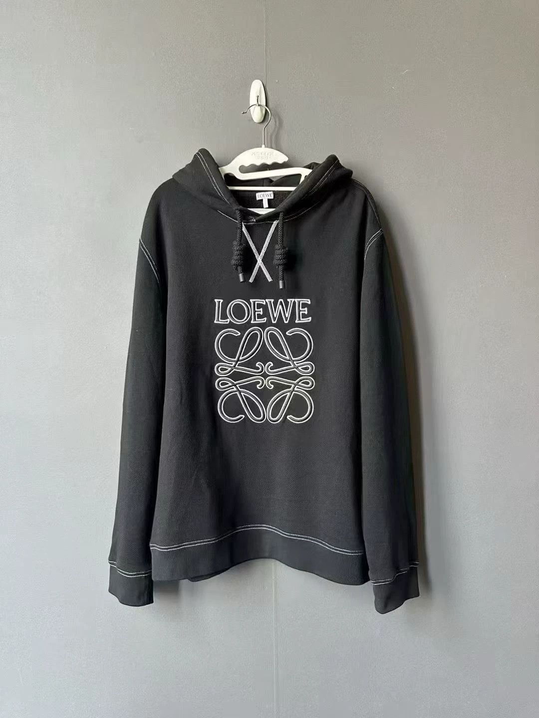 Loewe LOEWE topstitched hoodie XL 98 new Size XL / US 12-14 / IT 48-50 - 1 Thumbnail