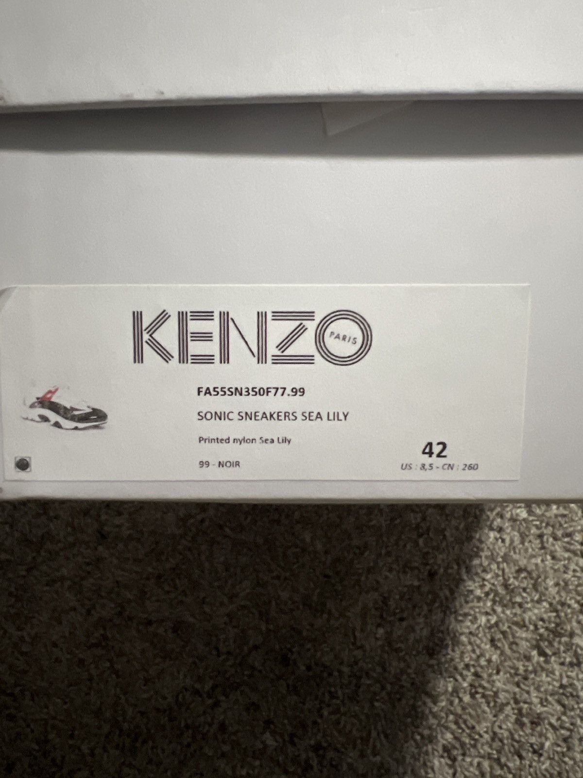 Kenzo Kenzo sonic sea lily sneakers Size US 8.5 / EU 41-42 - 7 Thumbnail