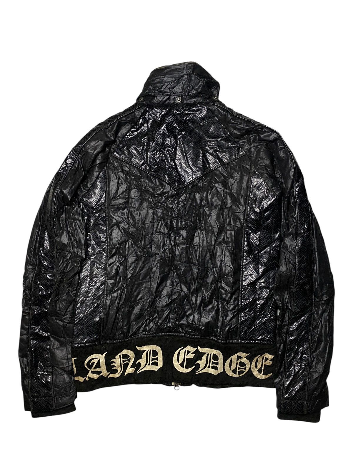 Isamu Katayama Backlash 2000's Edge Difference Crocodile Leather Down Puffer Jacket Size US M / EU 48-50 / 2 - 3 Thumbnail
