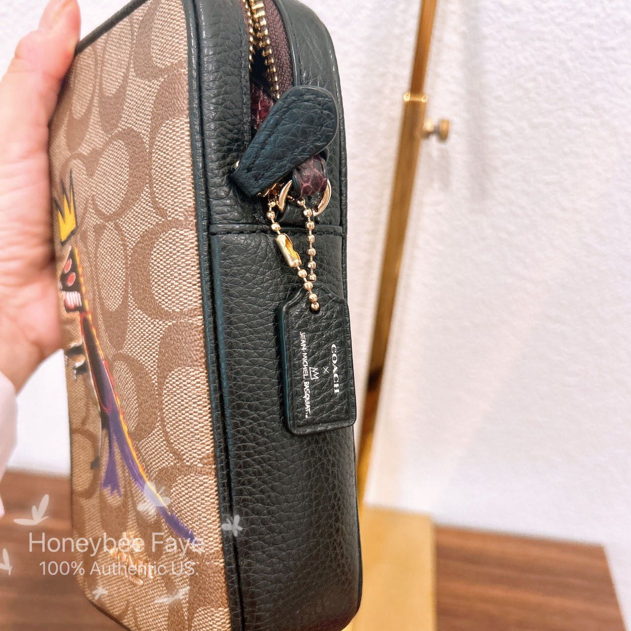 Coach Coach X Jean Michel Basquiat North/South Zip Crossbody C5585 Size ONE SIZE - 3 Thumbnail