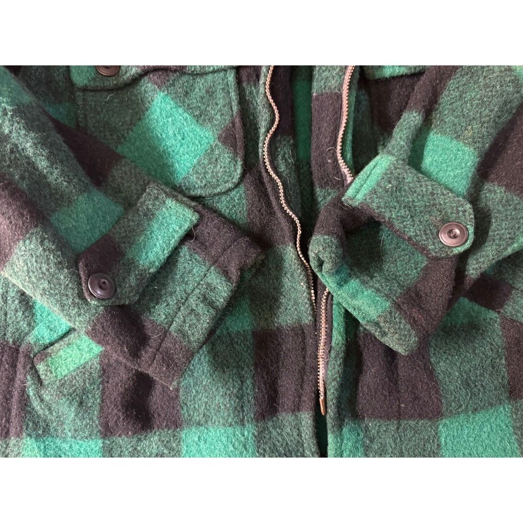 Sears Sears Robuck - 1950s - Wool Jacket - Green/Black - M Size US M / EU 48-50 / 2 - 3 Thumbnail