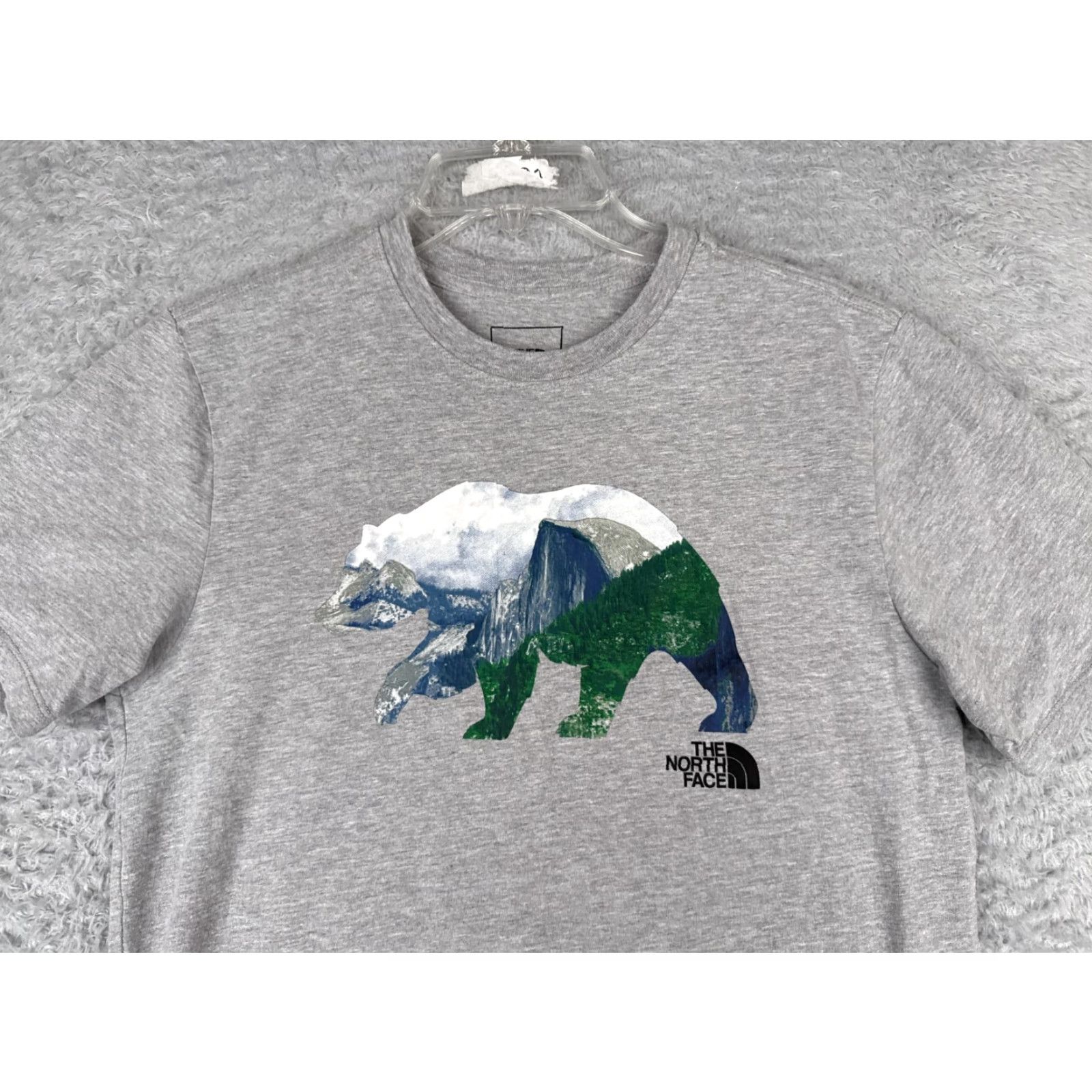 The North Face The North Face Shirt Men S Gray Crew Cotton Blend Logo Bear Half Dome T-Shirt Size US S / EU 44-46 / 1 - 4 Thumbnail