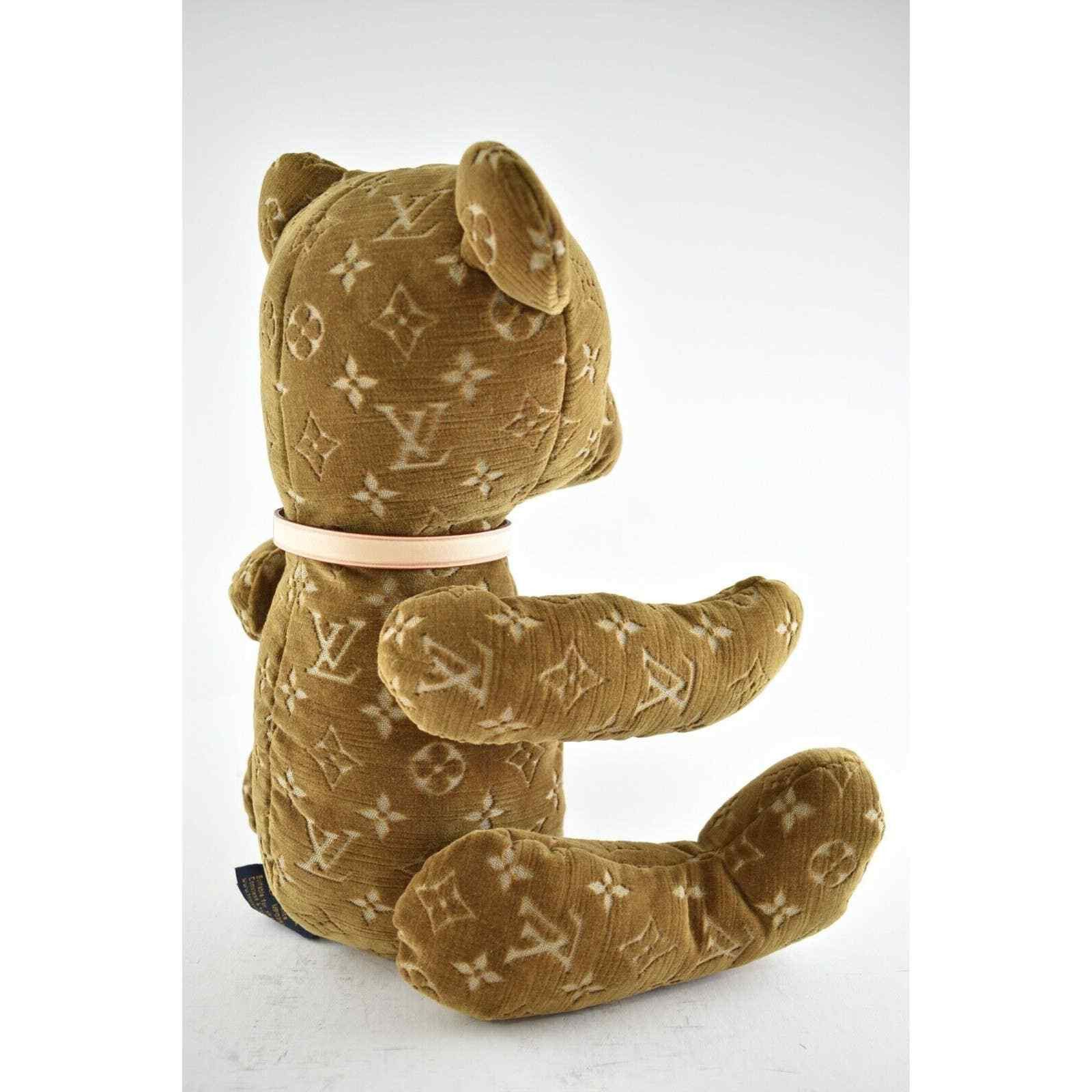 Louis Vuitton Louis Vuitton Doudou Teddy Velour Logo Rare 2005 2020 GI0627 Size ONE SIZE - 10 Thumbnail