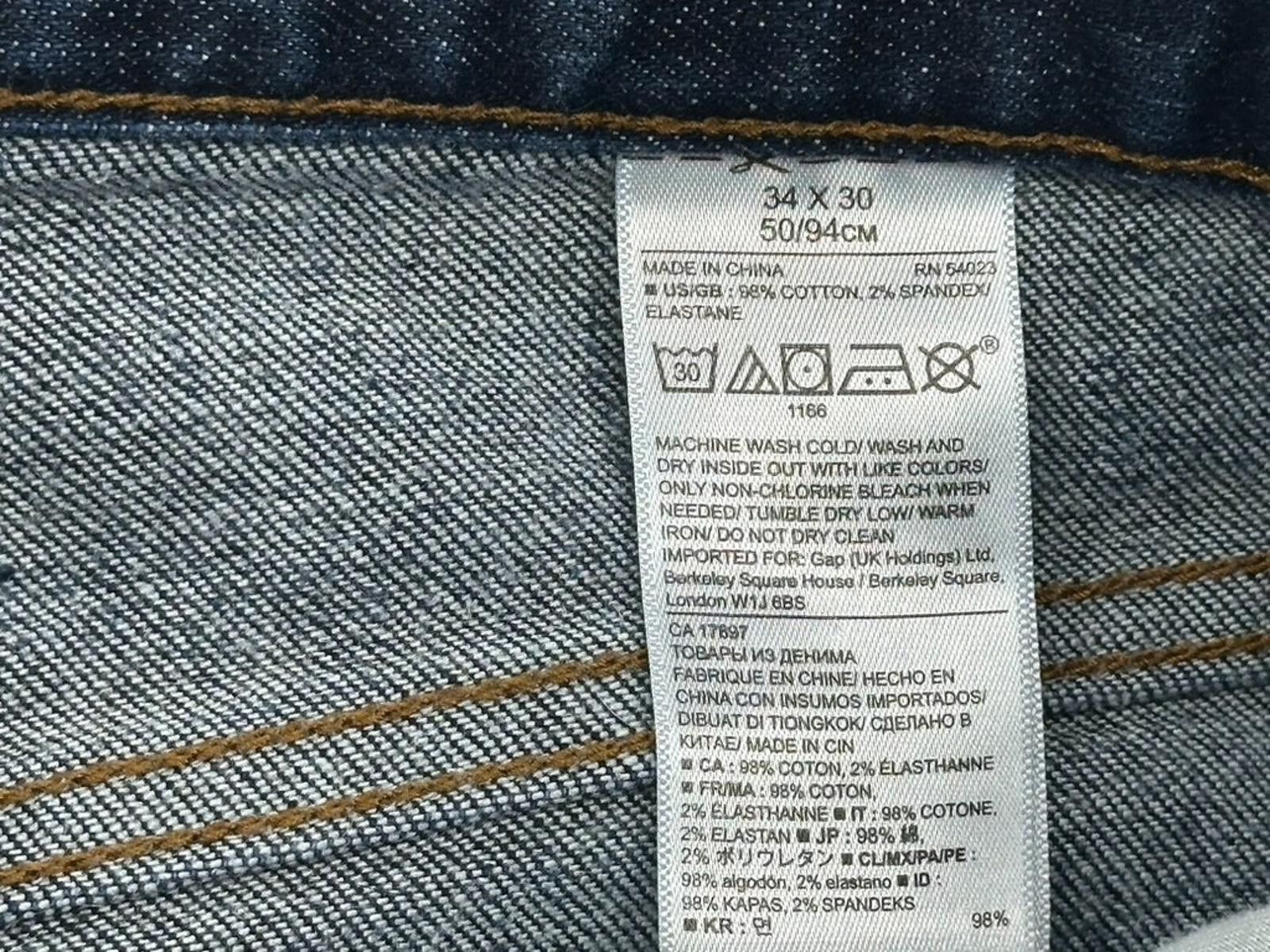 Banana Republic Banana Republic Slim Fit 5 Pocket Denim Jeans Blue Men 34/30 Size US 34 / EU 50 - 8 Thumbnail