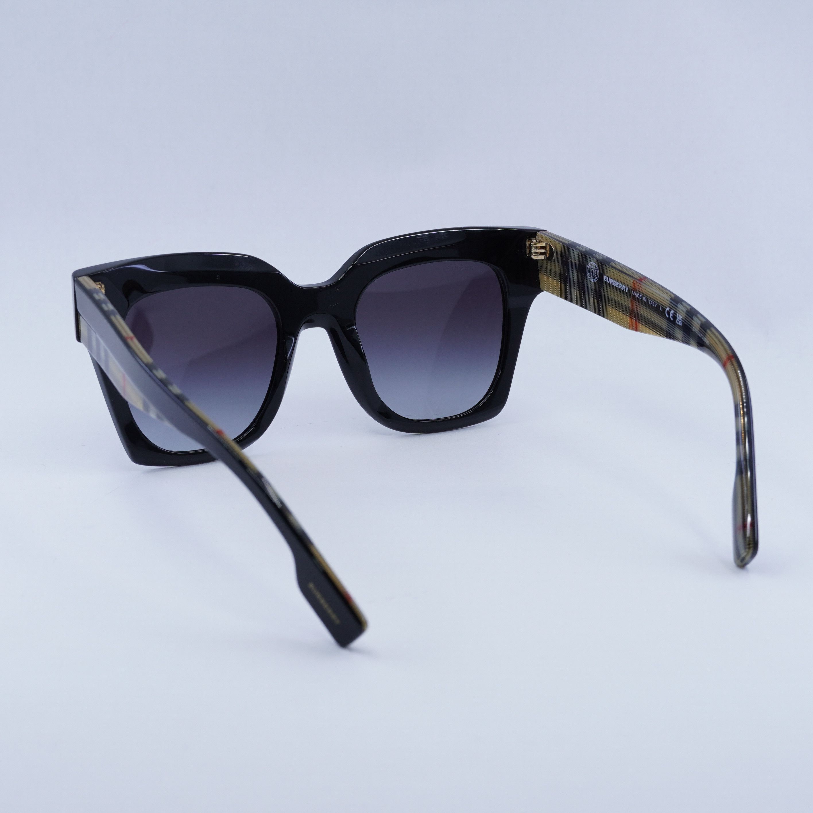 Burberry Burberry BE4364 39428G Women Sunglasses Black Square Frame Size ONE SIZE - 3 Thumbnail