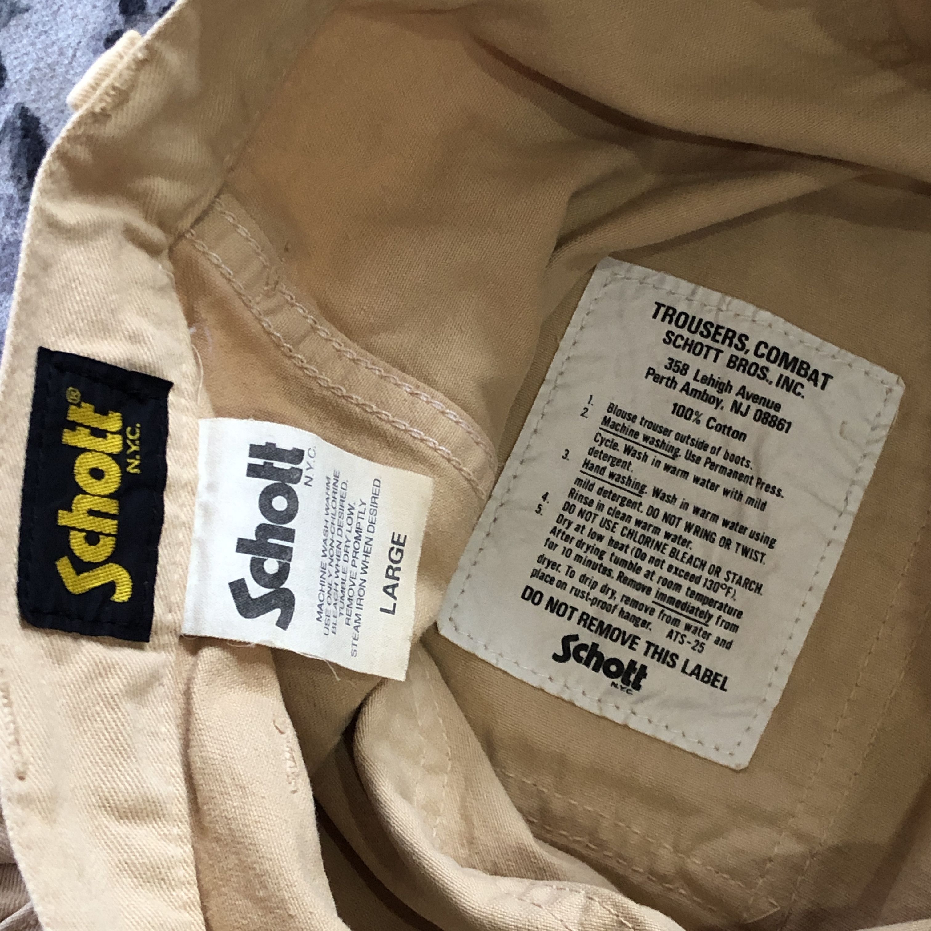 Schott Schott Military Multi Pocket Cargo Trousers Combat Pants Size US 30 / EU 46 - 7 Thumbnail