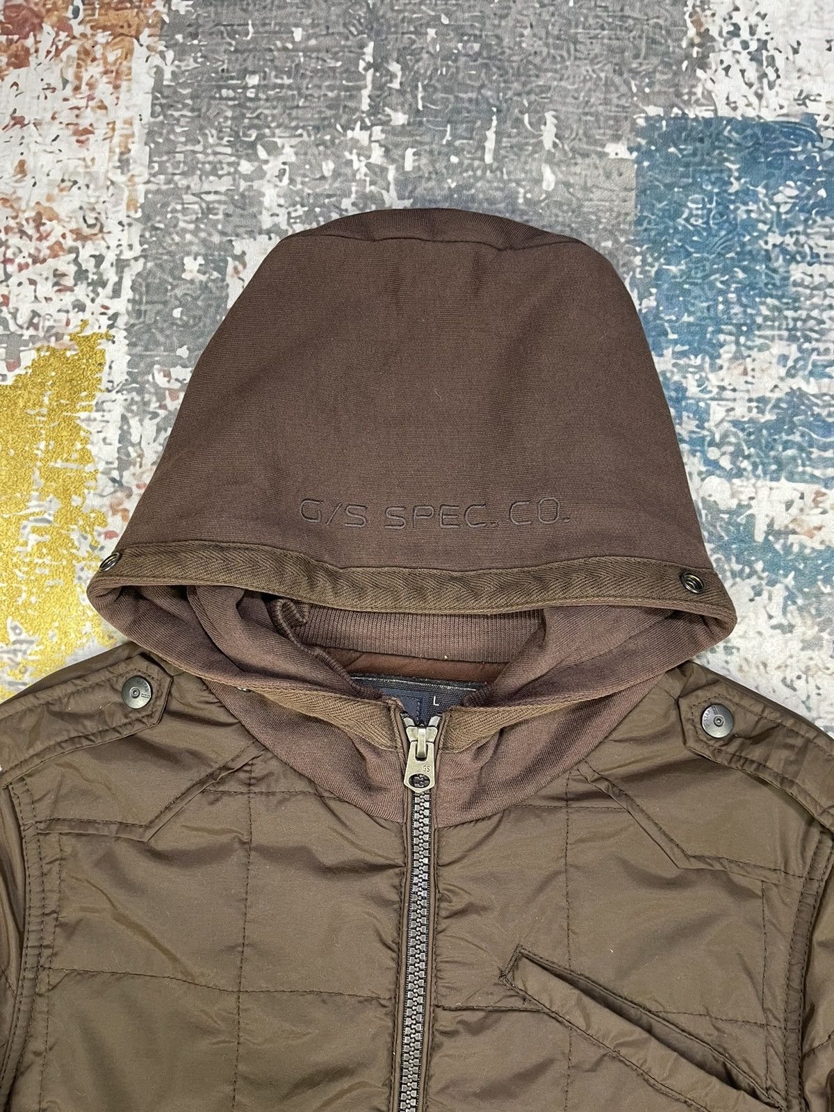 G-Star G Star RAW New Wesman Quilted Hooded Shirt Jackets Size US M / EU 48-50 / 2 - 5 Thumbnail