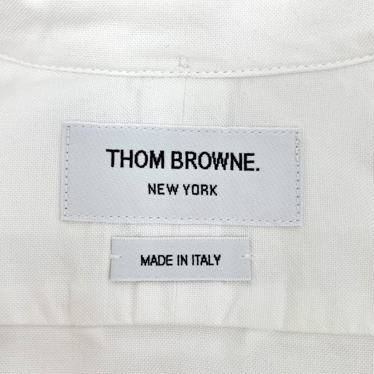 Thom Browne Thom Browne White Cotton Long Sleeve Shirt Dress K26WX Size S / US 4 / IT 40 - 6 Thumbnail