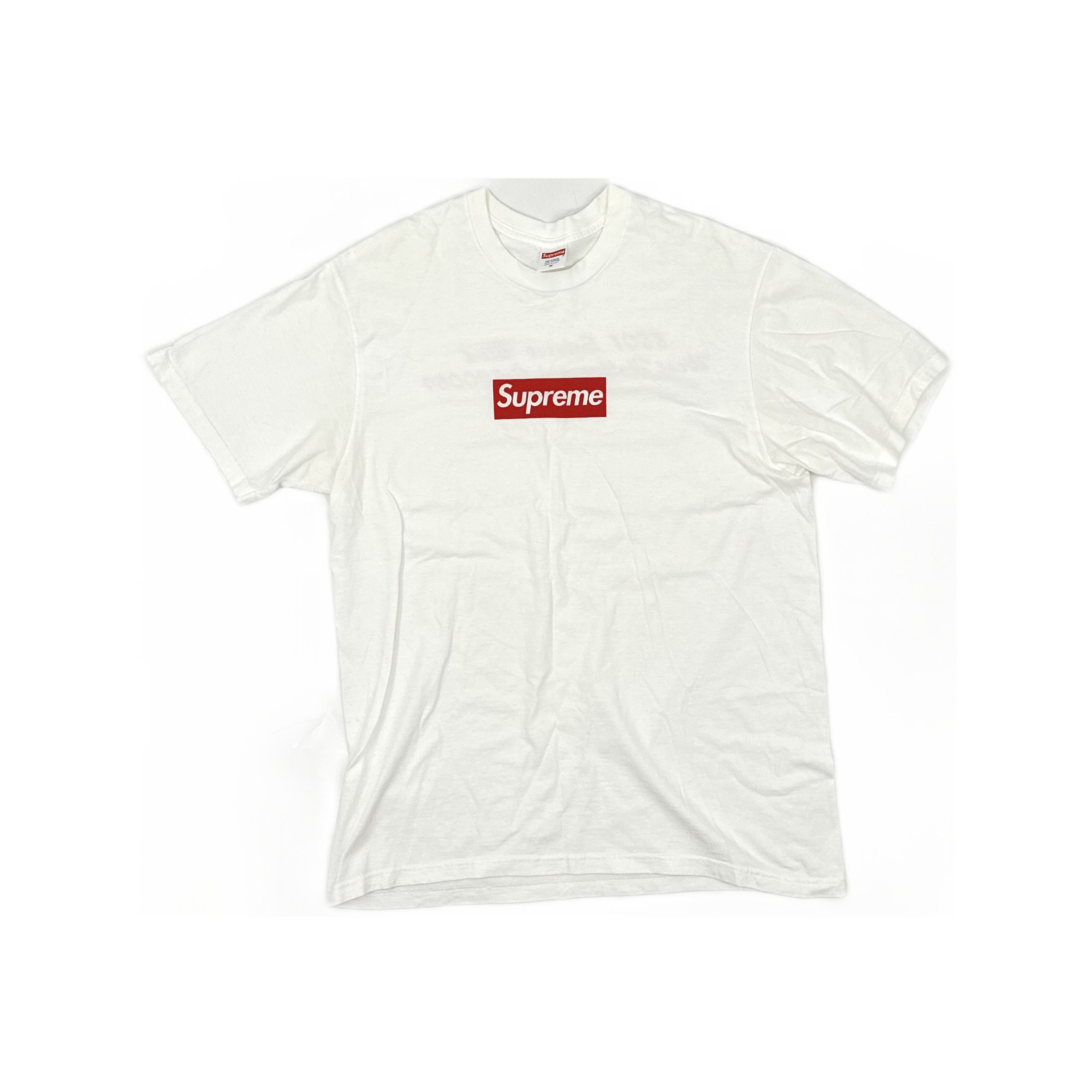 Supreme Supreme 'Bonjour Madame' Box Logo Tee - White | Grailed