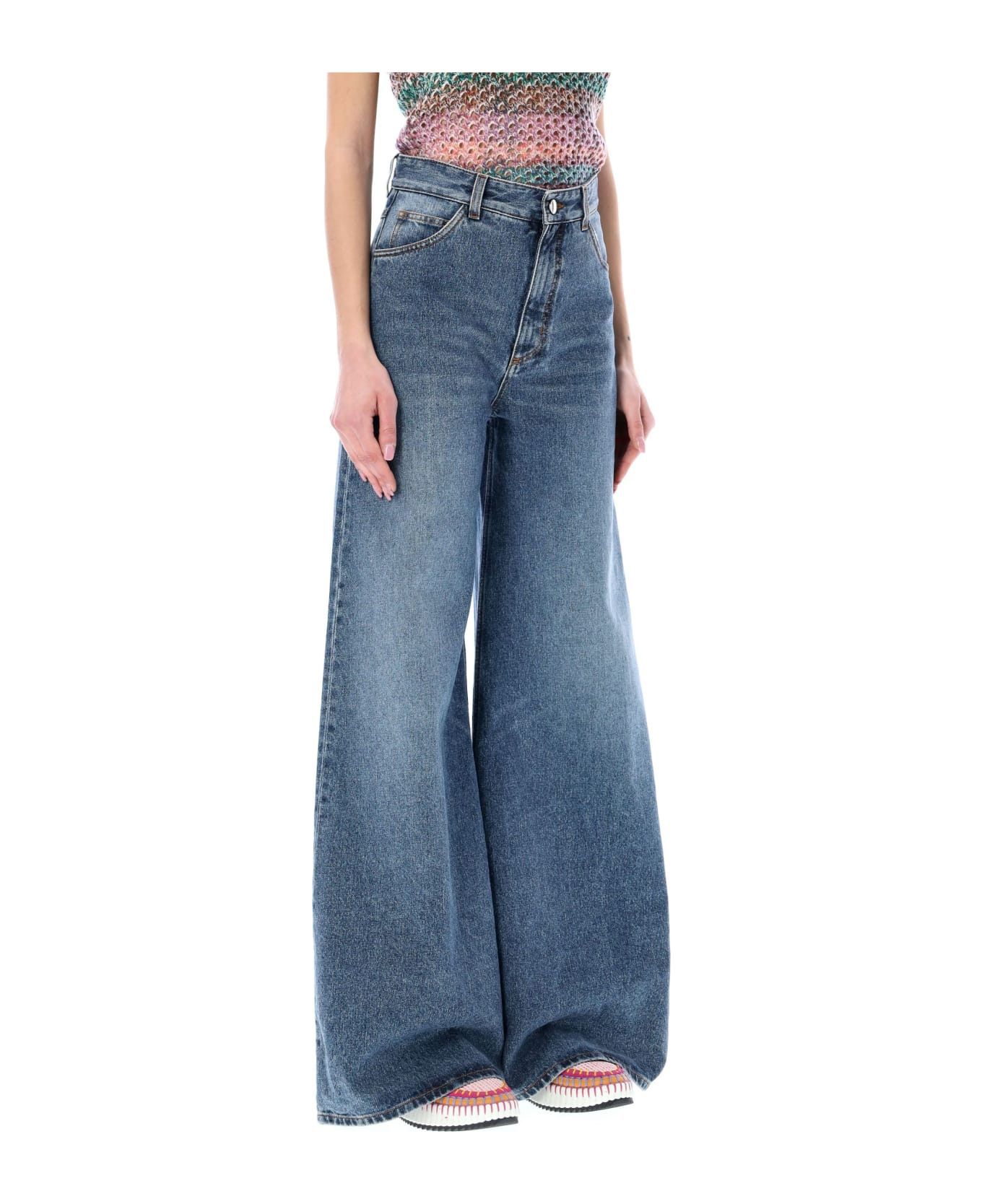 Chloe o1y0825 Denim Pant in Blue Size 27" / US 4 / IT 40 - 4 Thumbnail