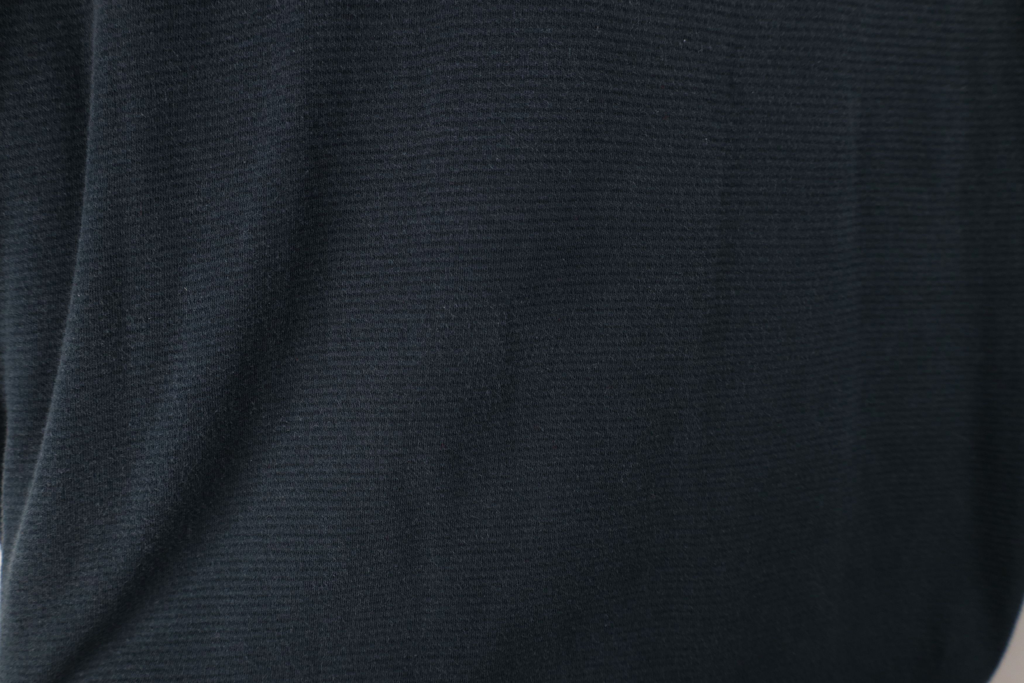 Vintage Vintage 90s Streetwear Ribbed Baggy Golf Polo Shirt Black Size US L / EU 52-54 / 3 - 5 Thumbnail