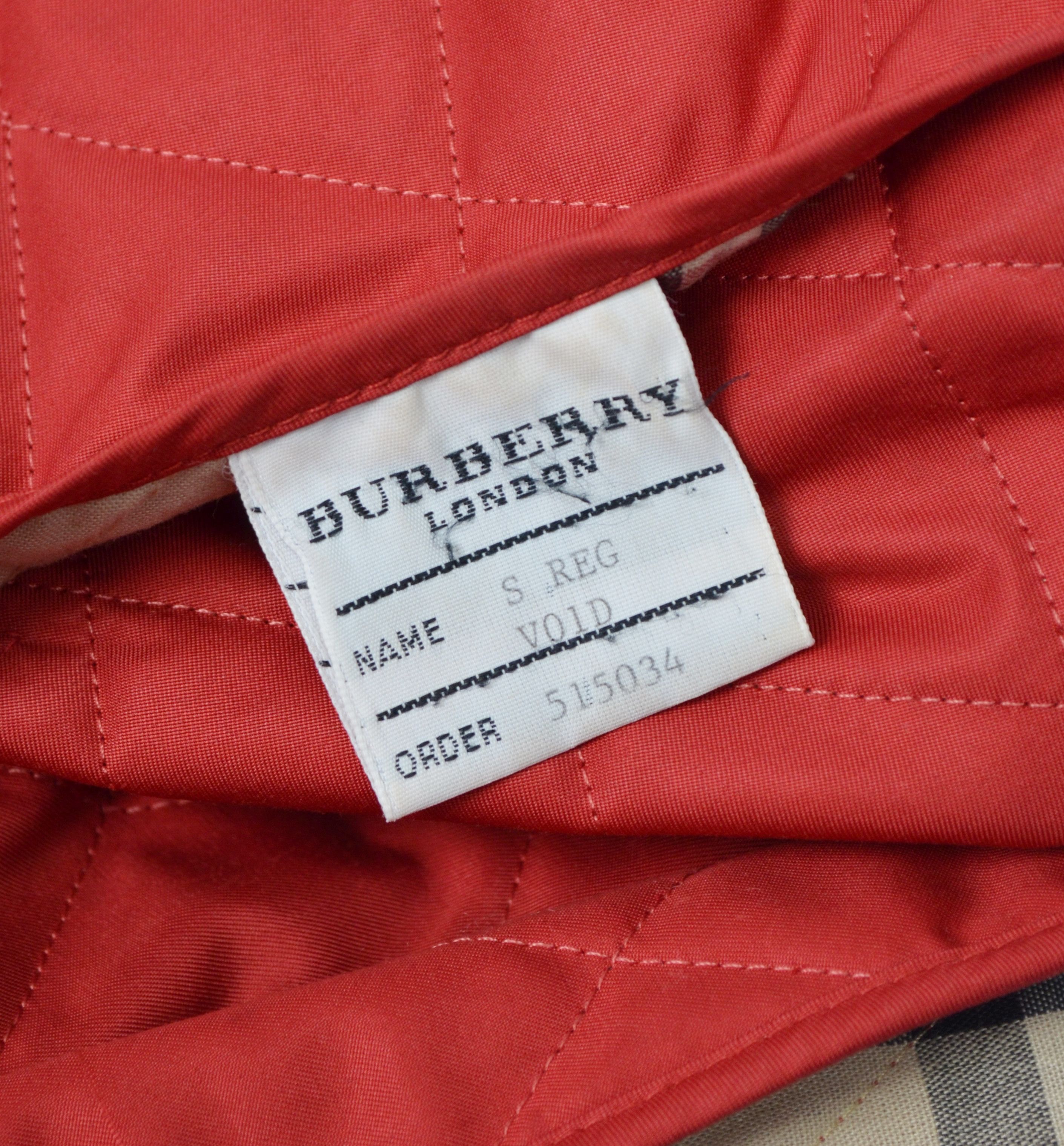Burberry Burberry Quilted Red Jacket Nova Check Size S RARE P2P 20'4" Size S / US 4 / IT 40 - 19 Thumbnail