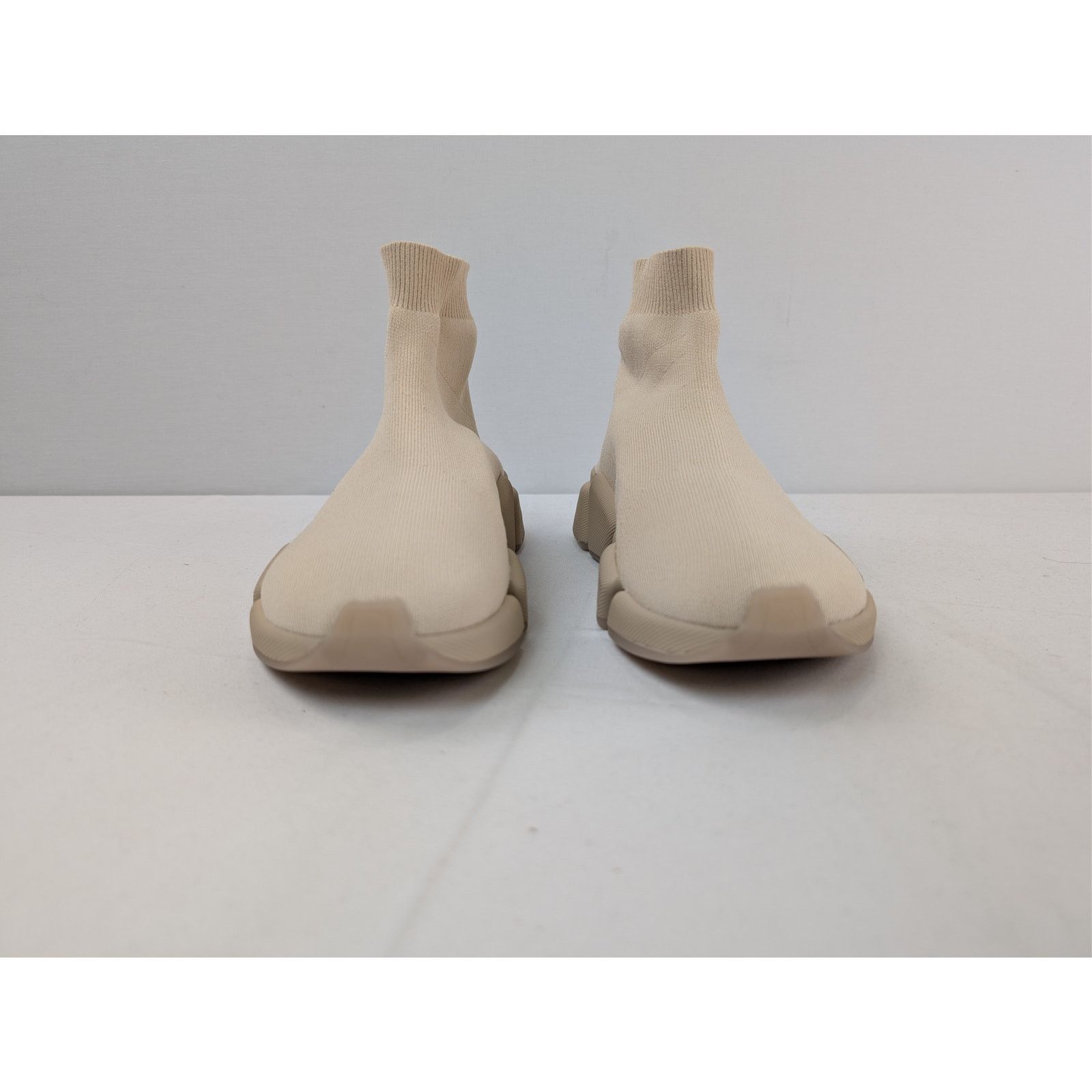 Balenciaga o1rshd1 Speed 2.0 Re Cycled Sneakers in Sand Beige Size US 7 / EU 40 - 9 Thumbnail