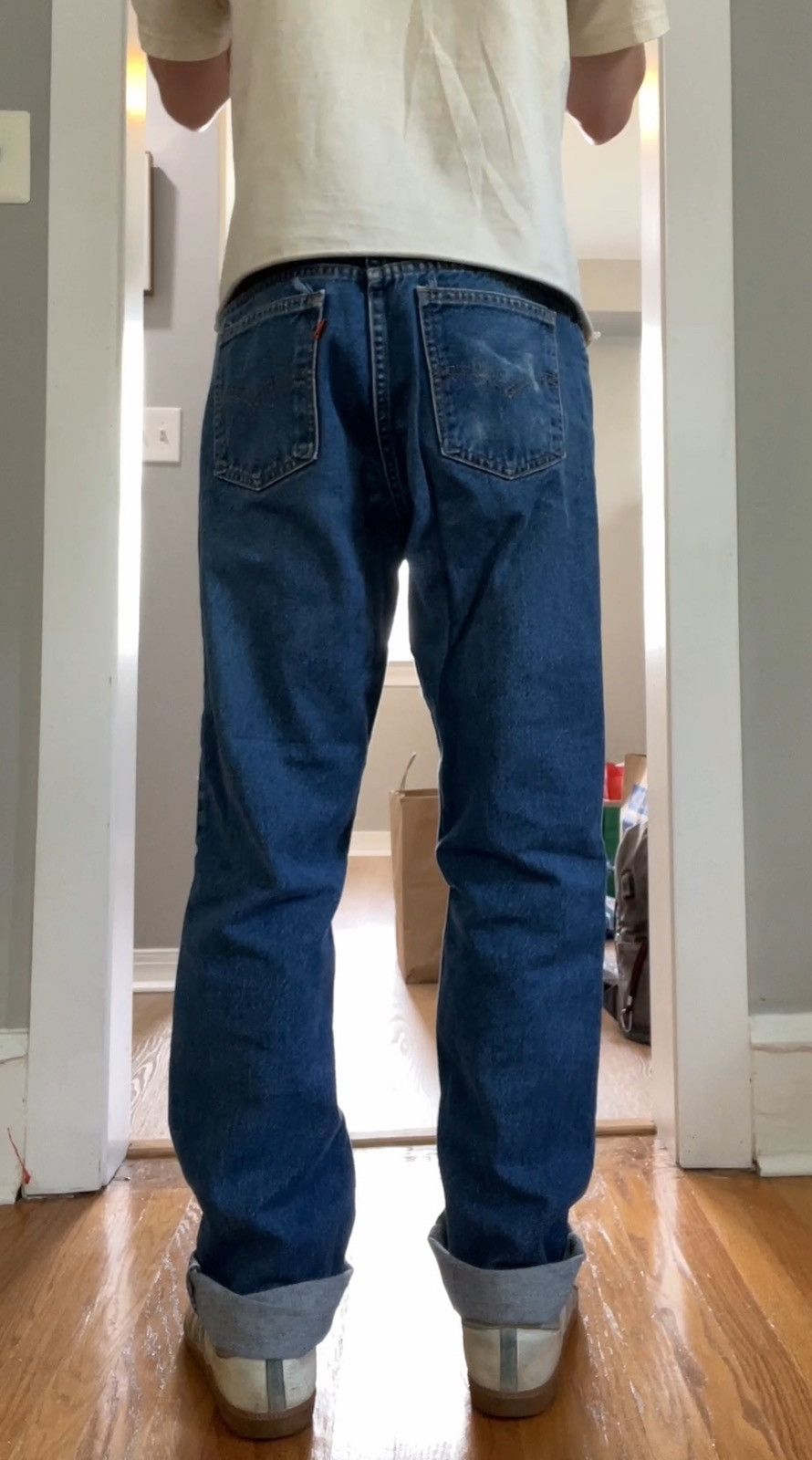 Levi's × Vintage Vintage Levi’s Orange Tab Denim Size US 34 / EU 50 - 3 Thumbnail