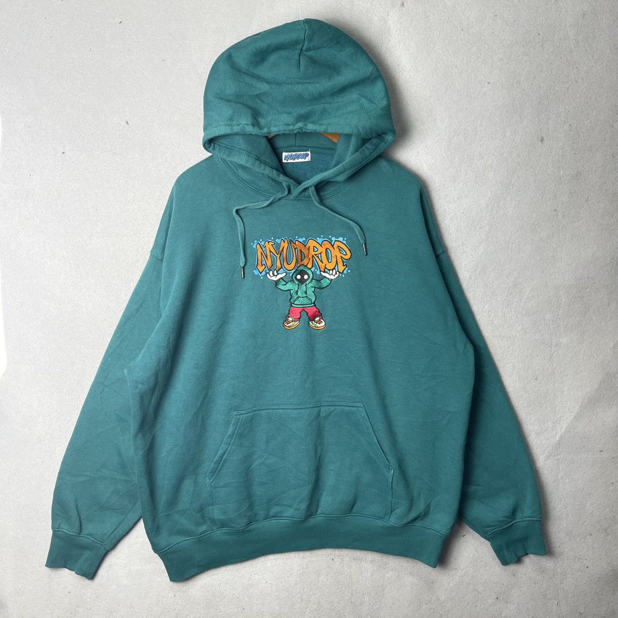 Japanese Brand NYUDROP Graphic Hoodie Oversized Streetwear Size US L / EU 52-54 / 3 - 1 Thumbnail