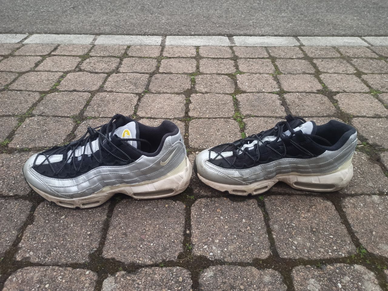 Nike Nike Air Max 95 Speed Lacing - Metallic Silver W Size US 7.5 / IT 37.5 - 5 Thumbnail