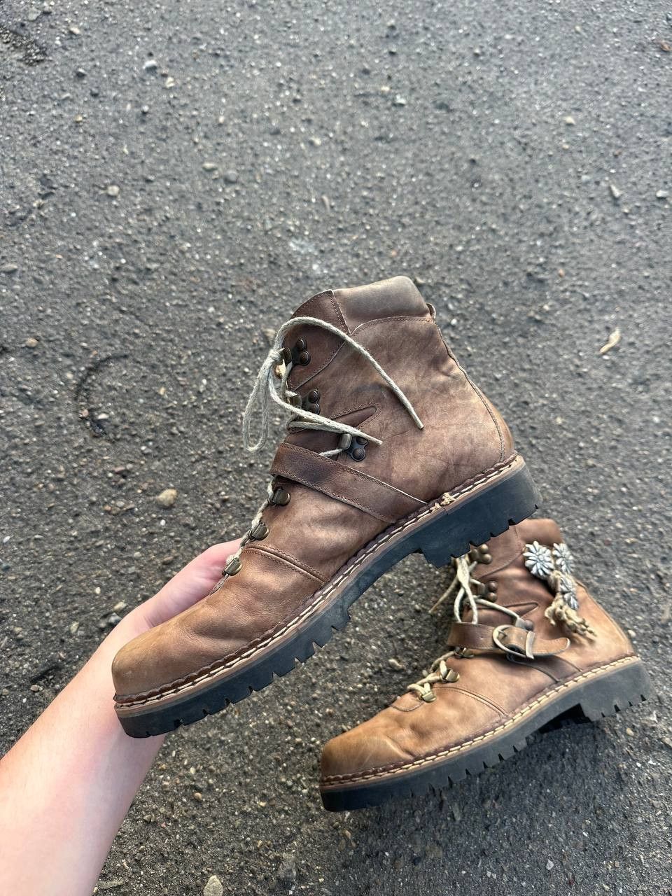 Other Vintage 14th Addiction style Leather Faded Biker High Boots Size US 9 / EU 42 - 4 Thumbnail