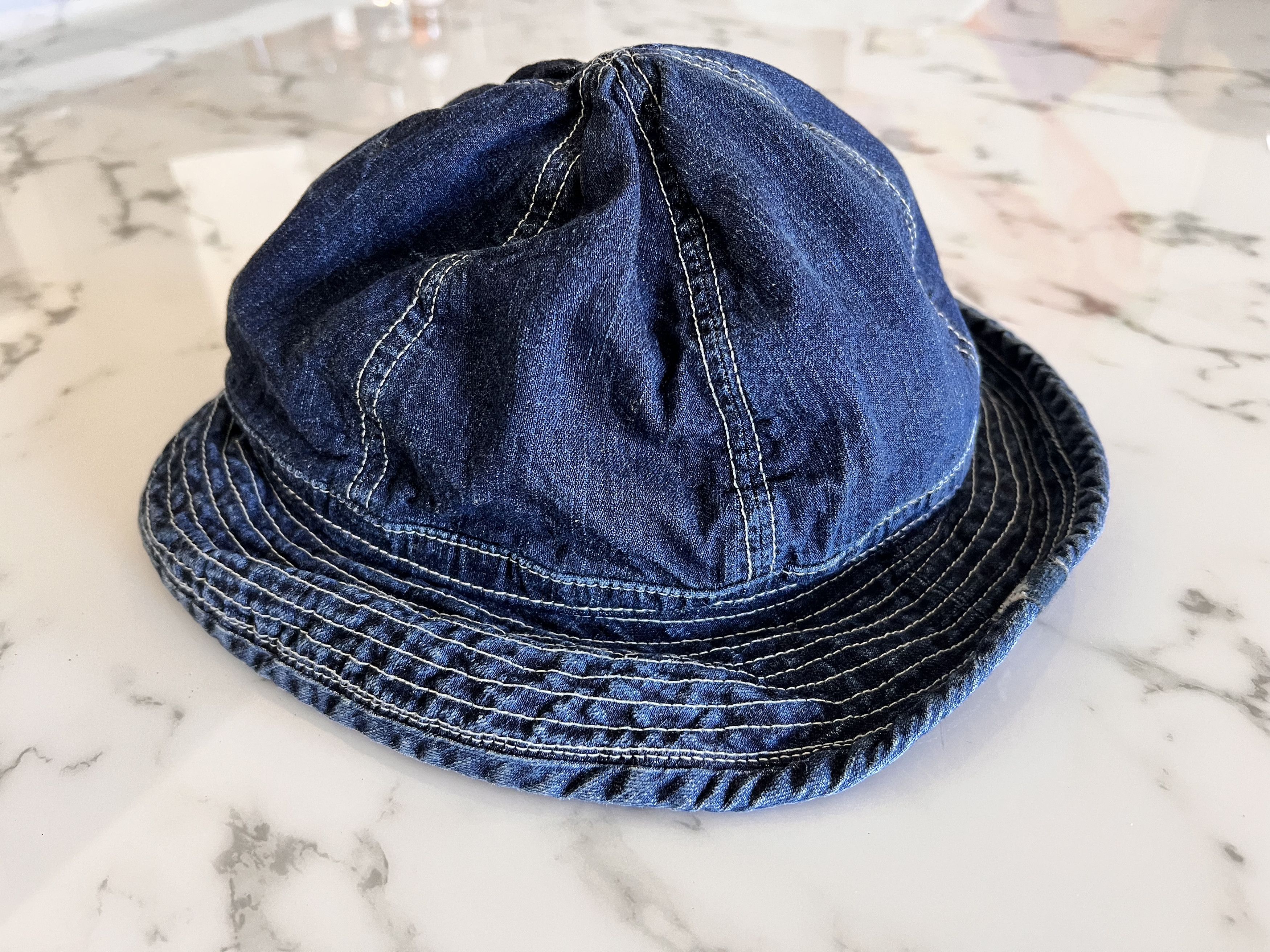 visvim ict BUCKET CAP S/M DRY DENIM