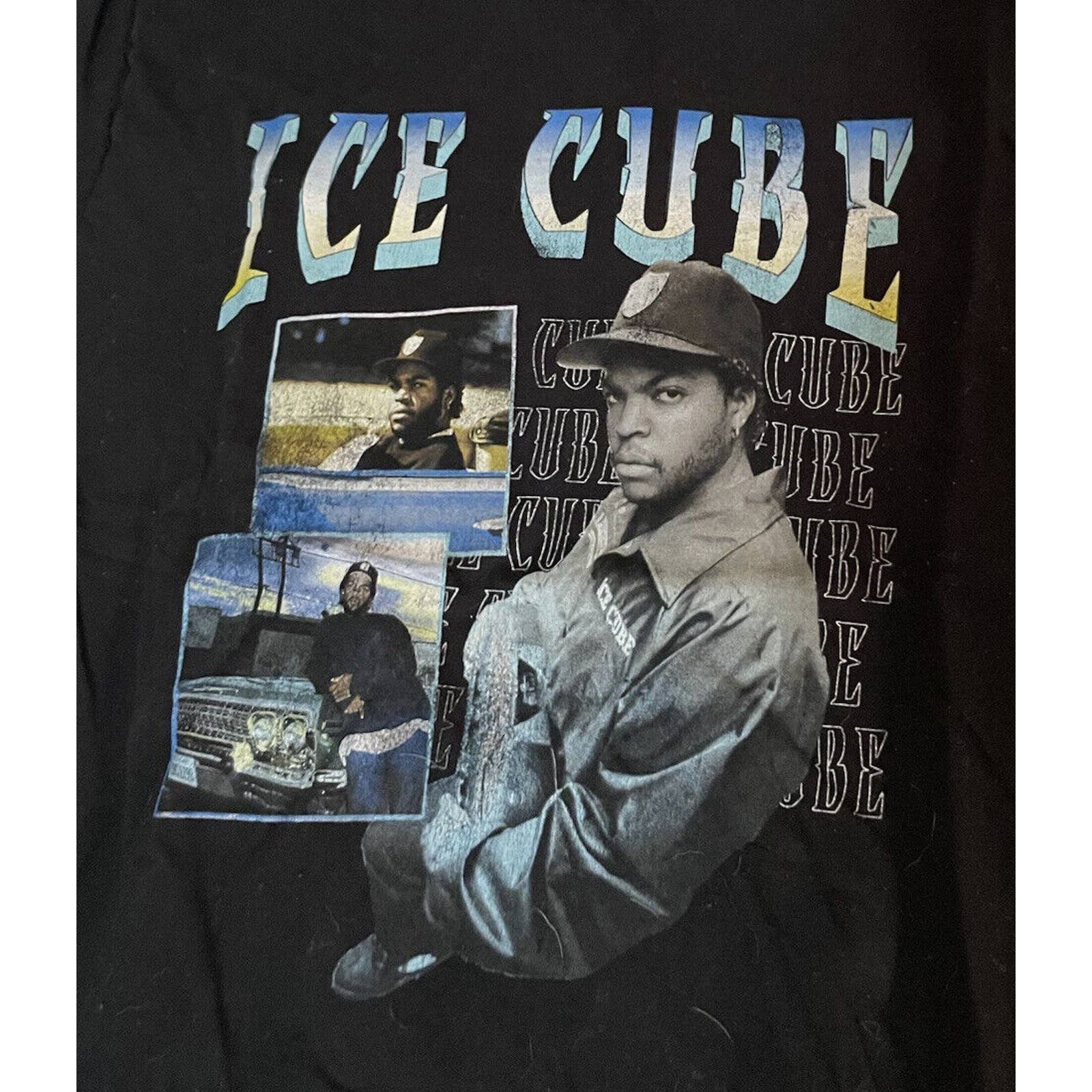 Vintage Vintage Style Ice Cube Rap Tee Size XL Faded Hip Hop T Shirt Size US L / EU 52-54 / 3 - 2 Thumbnail
