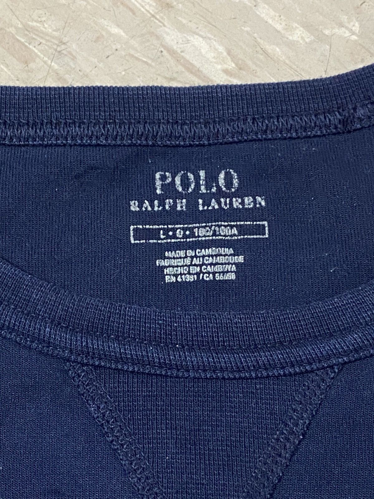 Polo Ralph Lauren × Ralph Lauren Polo ralph lauren men's navy sweatshirt Size US L / EU 52-54 / 3 - 5 Thumbnail