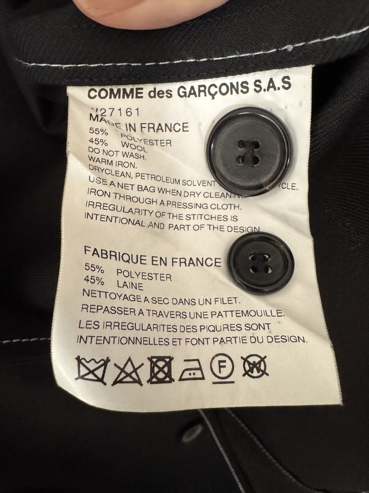 Comme des Garcons SHIRT Comme des Garçons Shirt Blazer Size 48R - 5 Thumbnail