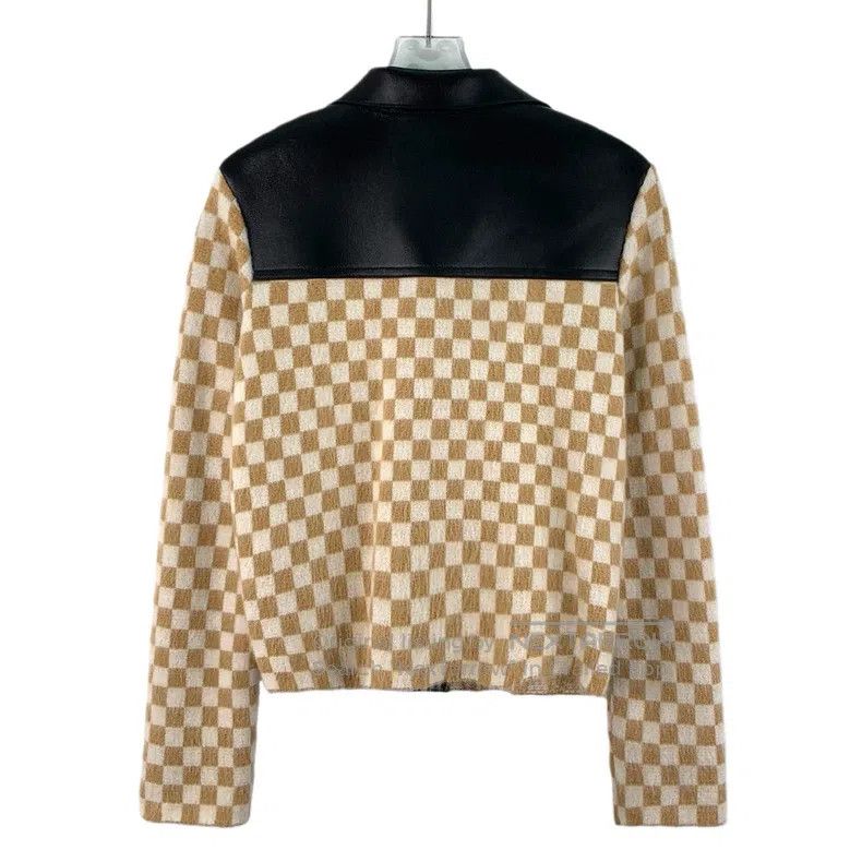 Louis Vuitton Louis Vuitton 24 colour block checkerboard wool lapel sing Size S / US 4 / IT 40 - 2 Thumbnail