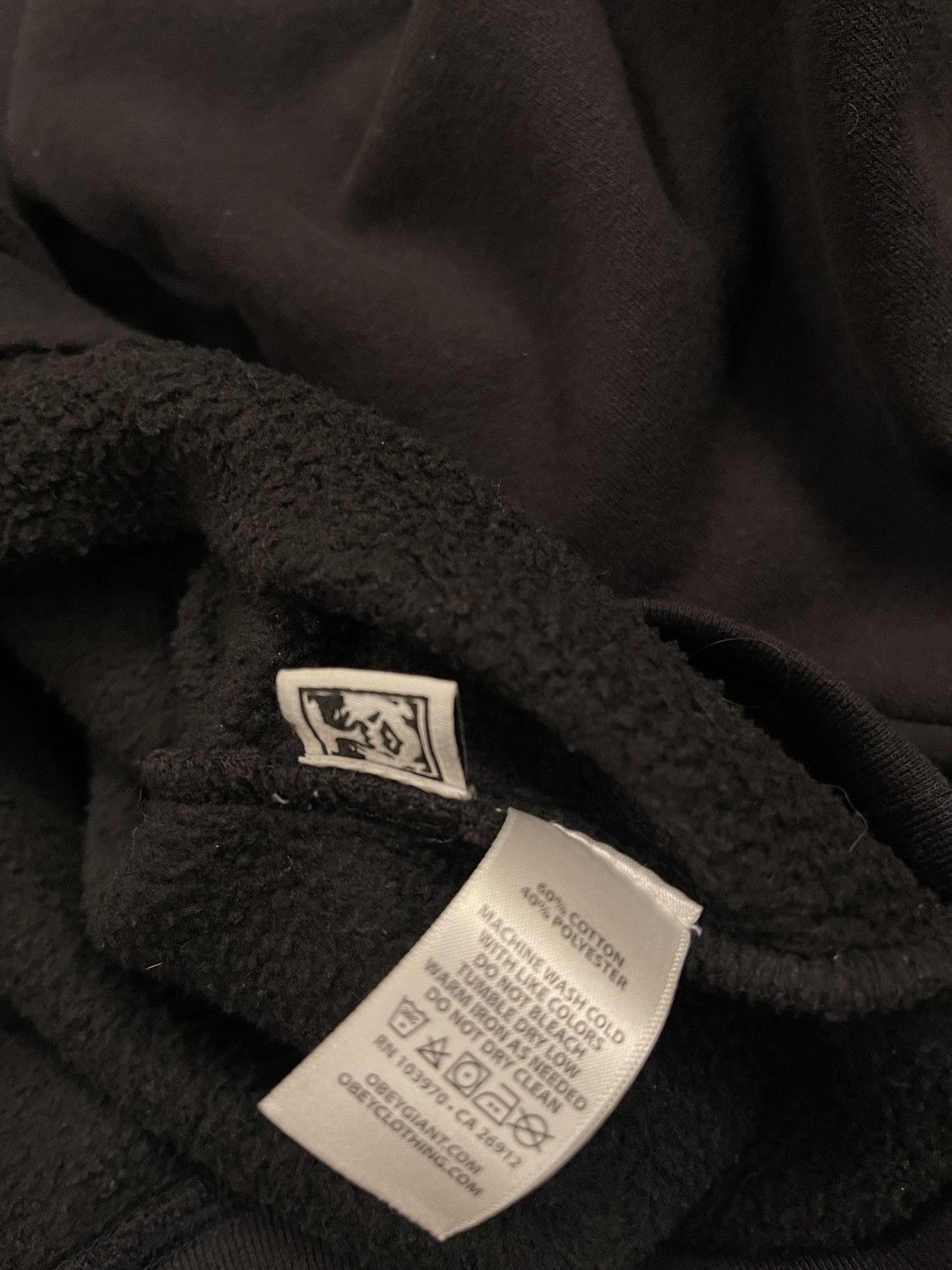 Obey Obey Black Logo Hoodie Size US M / EU 48-50 / 2 - 6 Thumbnail
