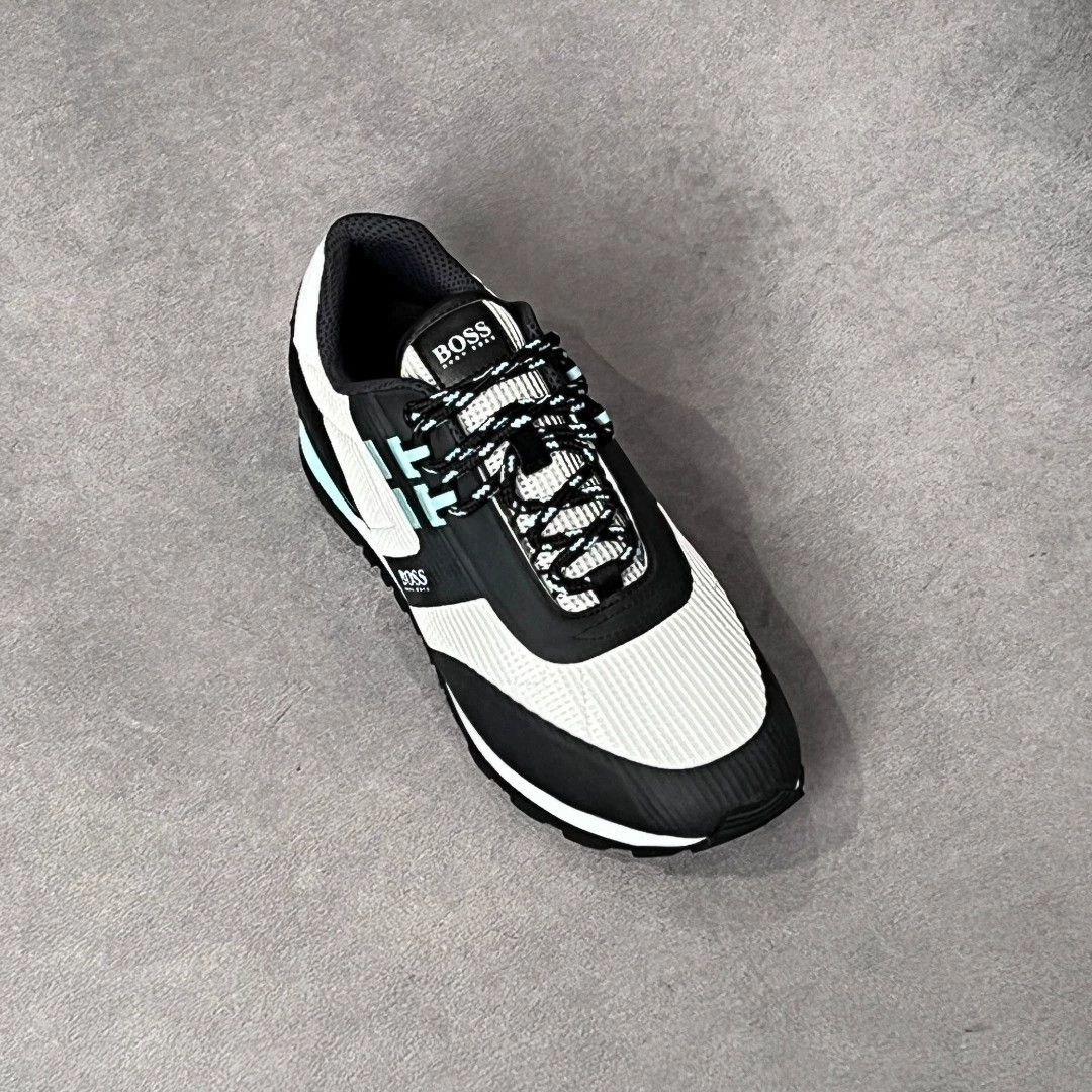 Hugo Boss HUGO BOSS color blocked lace-up casual trainers Size US 6 / EU 39 - 7 Thumbnail