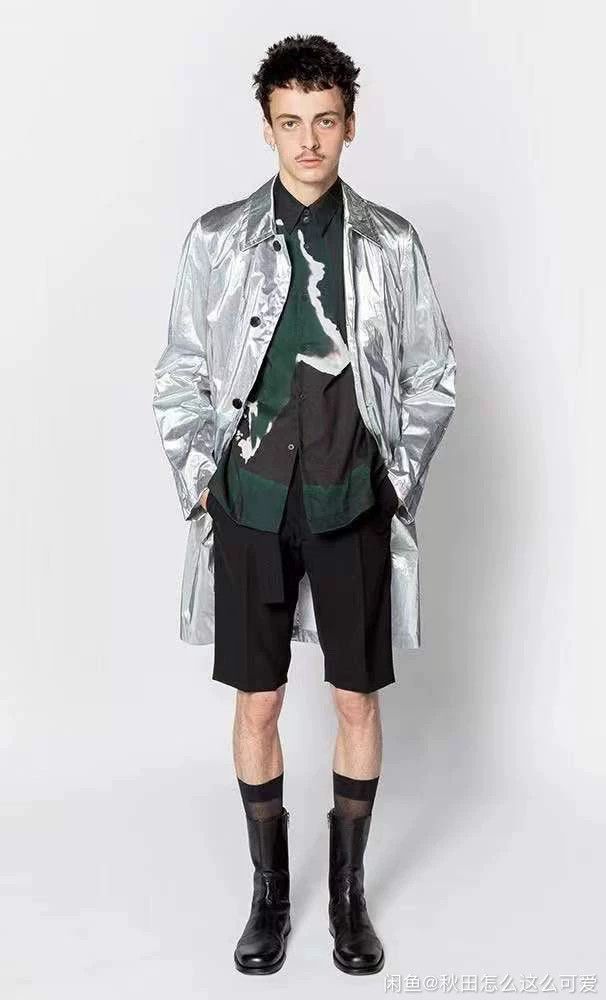 Dries Van Noten Dries Van Noten Metallic Trench Coat Size US L / EU 52-54 / 3 - 1 Thumbnail