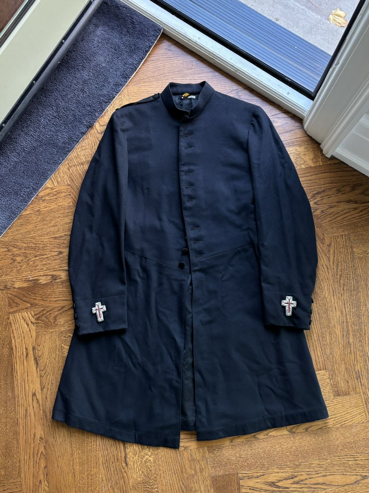 Other Antique Knights Templar Frock Coat Freemasons Lilley Co Robe Size US S / EU 44-46 / 1 - 3 Thumbnail