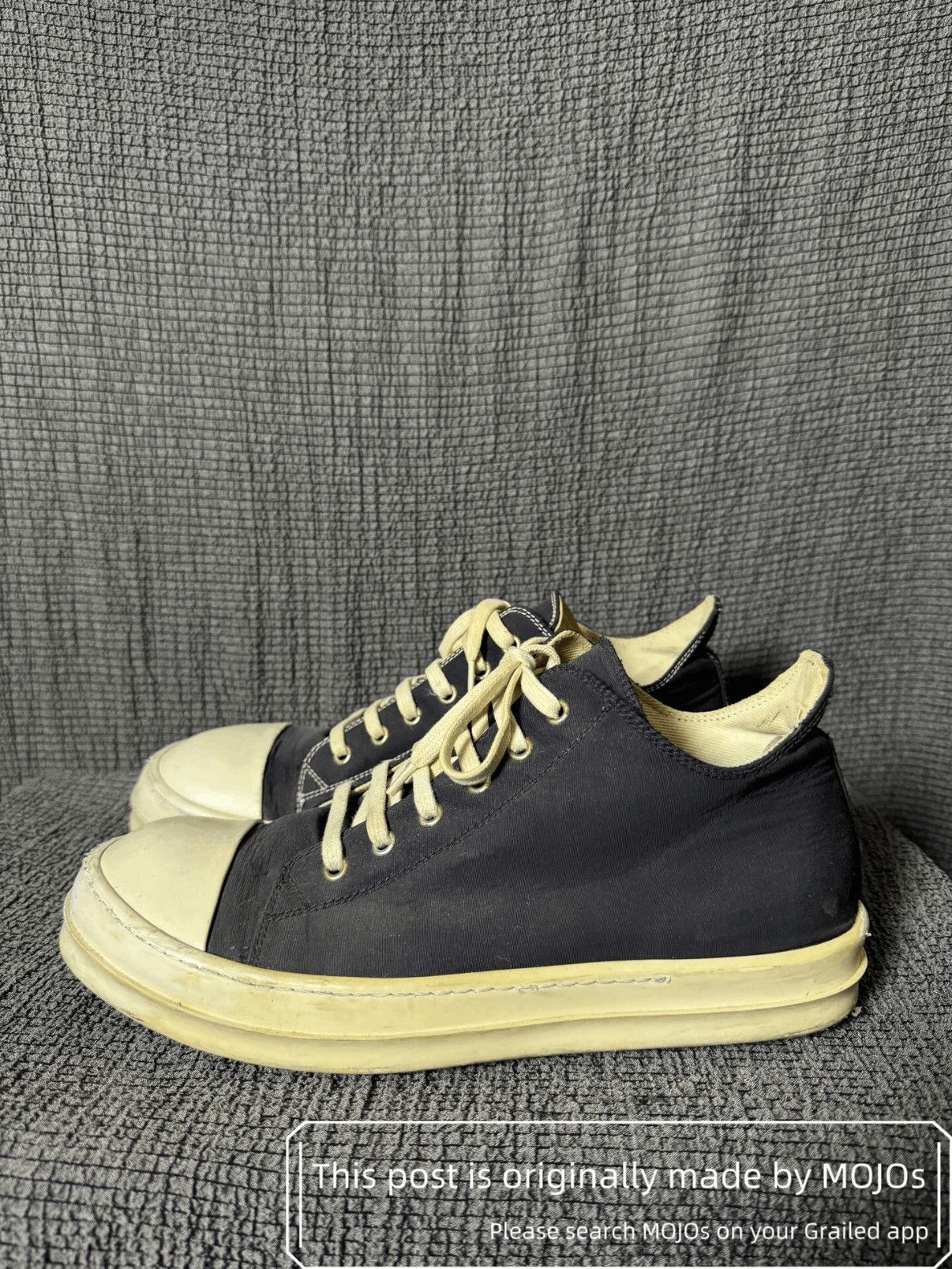 Rick Owens Sz 43 Rick Owens 16SS Nylon Low-Top mojos26113 Size US 10 / EU 43 - 3 Thumbnail