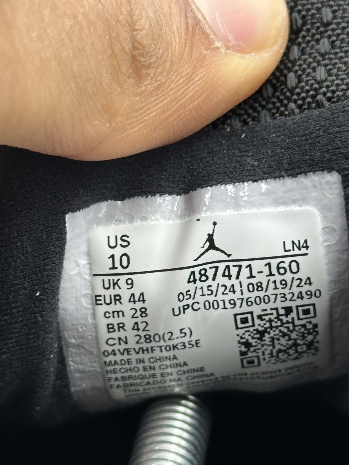 Jordan Brand Size 10 Jordan 14 Black Toe Size US 10 / EU 43 - 8 Thumbnail