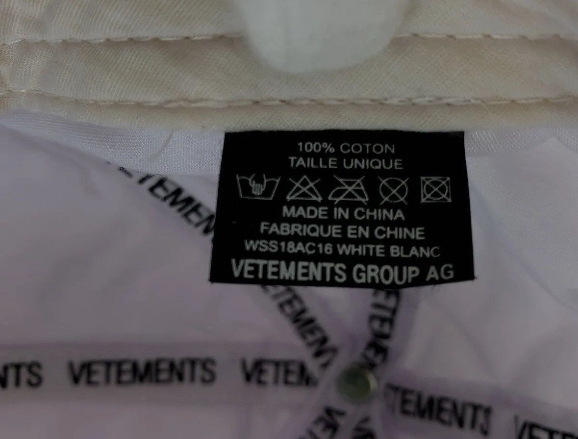 Vetements Vetements Haute Couture Hat Baseball Cap Size ONE SIZE - 4 Thumbnail